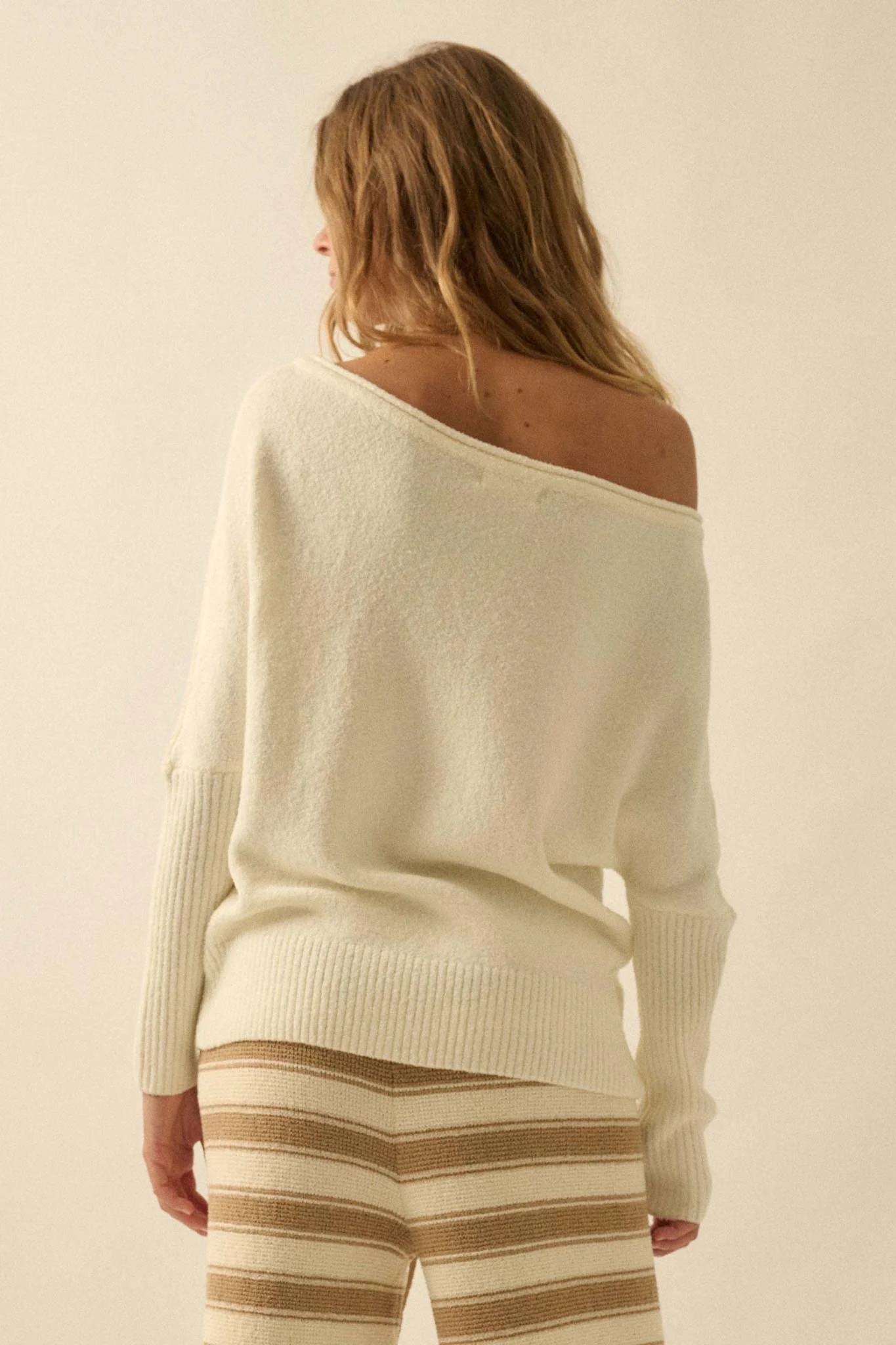 Promise the Label Textured One-Shoulder Sweater - Image 14