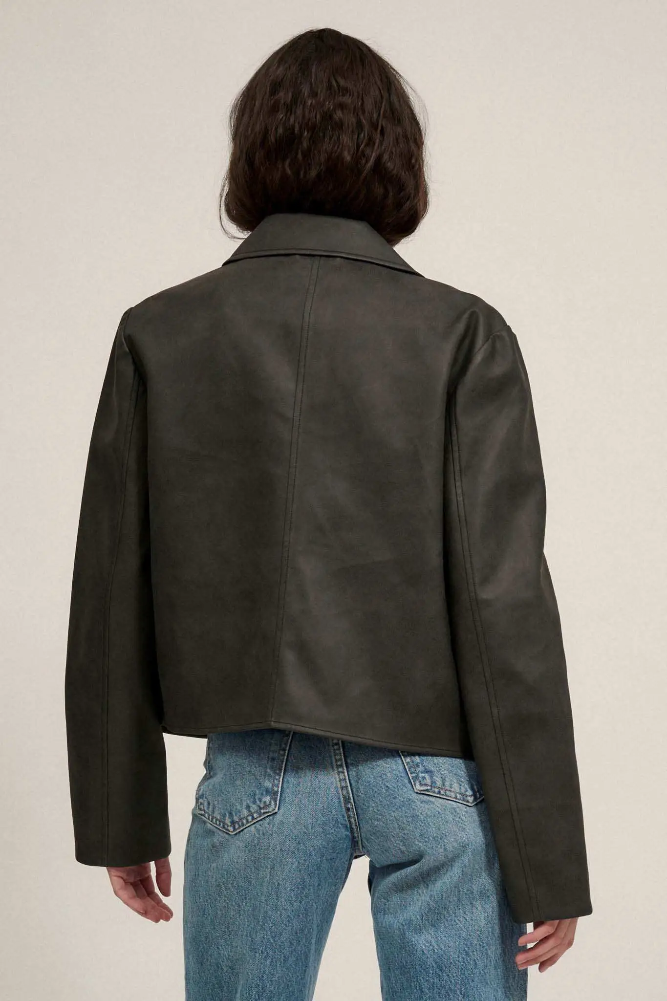 Put in the Work Vegan Leather Utility Jacket - Image 14