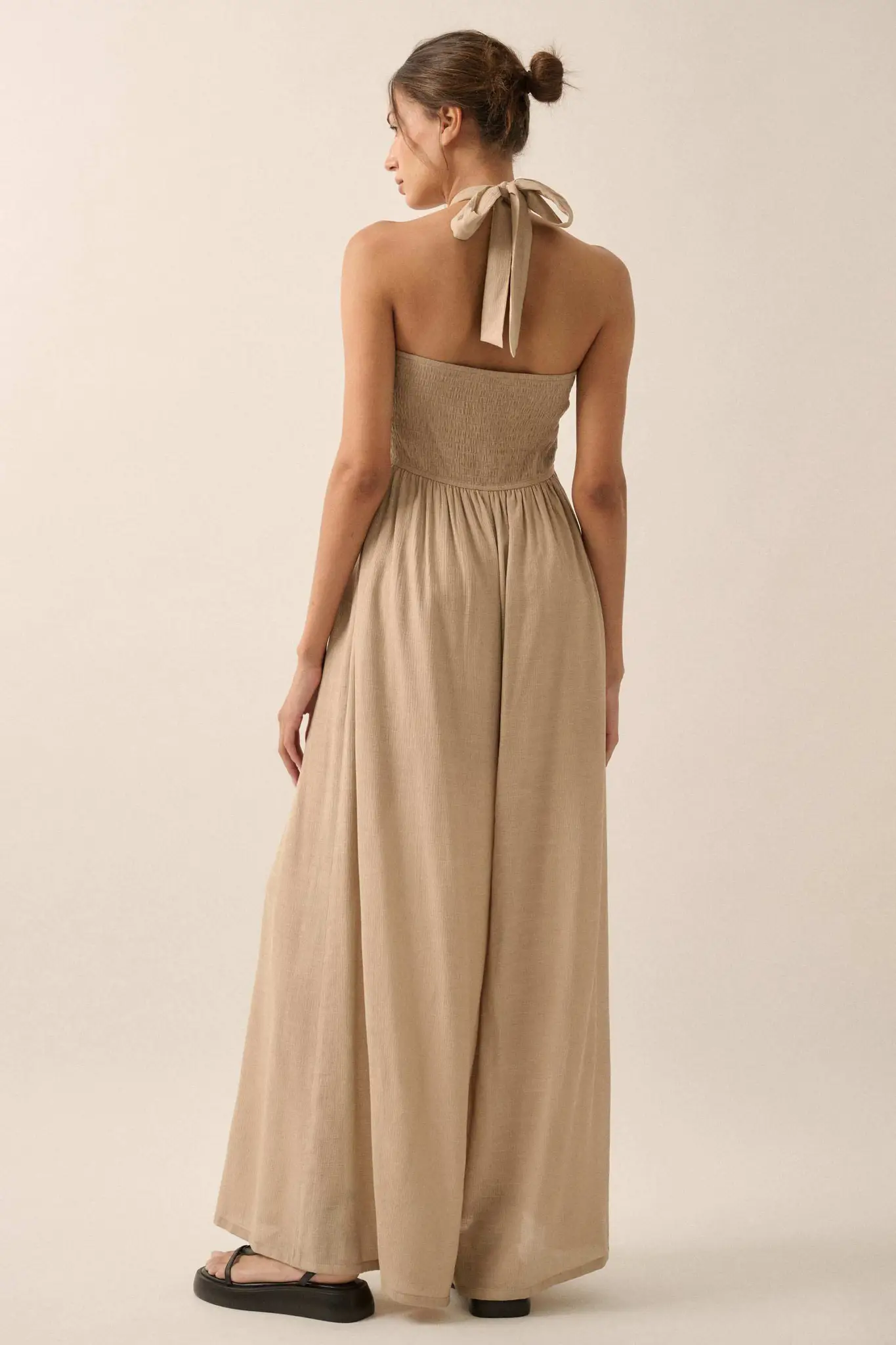Quiet Confidence High-Waist Halter Jumpsuit - Image 2