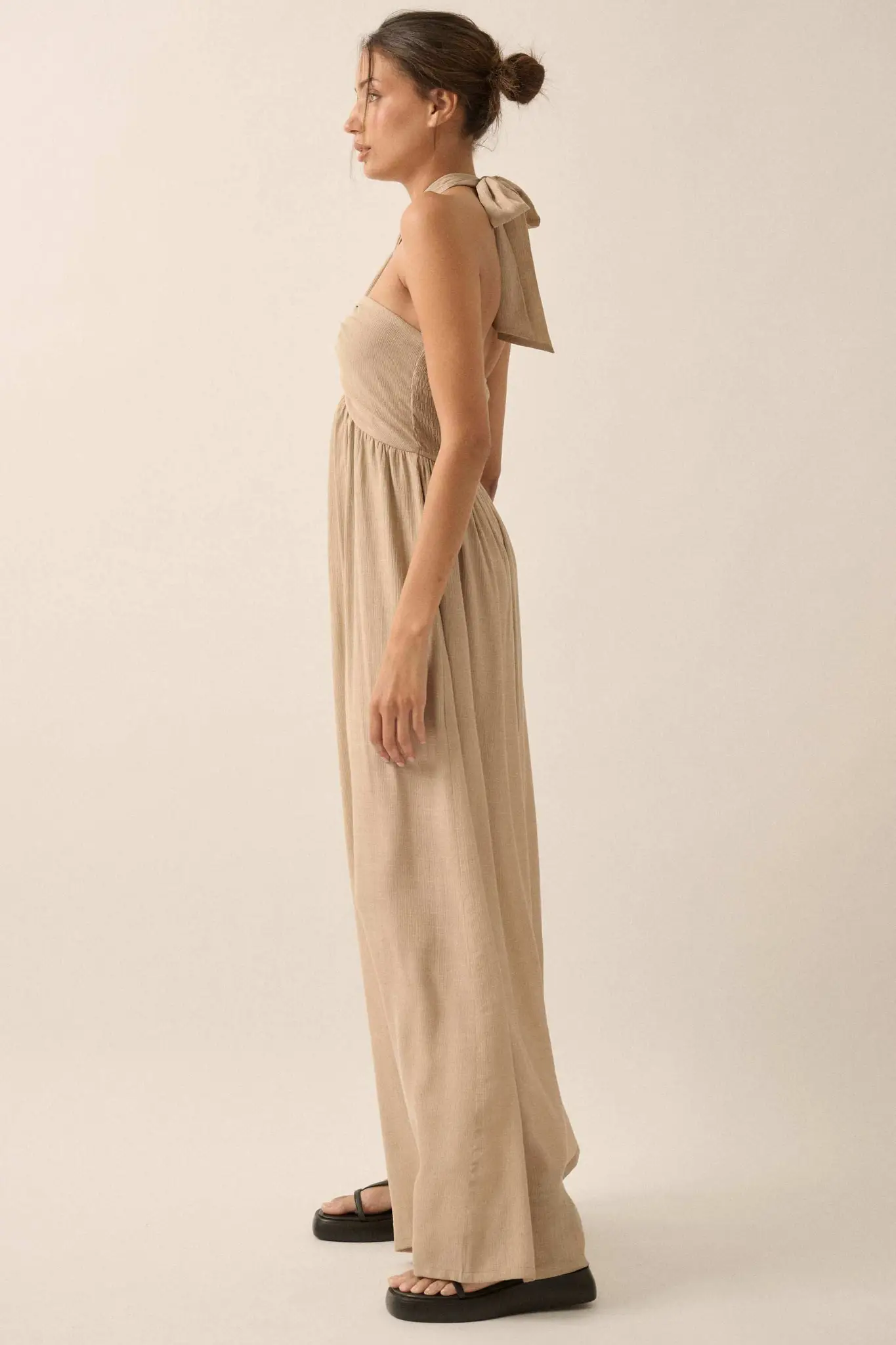 Quiet Confidence High-Waist Halter Jumpsuit - Image 5