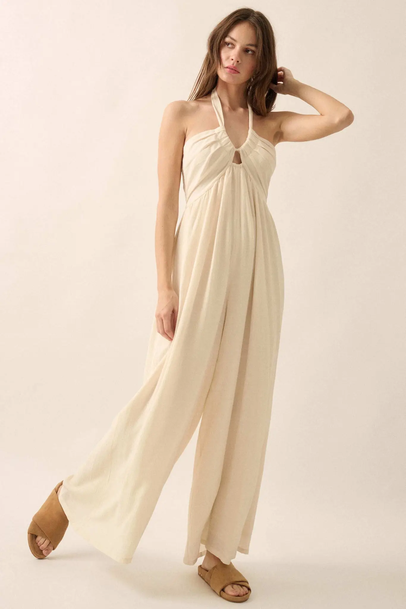 Quiet Confidence High-Waist Halter Jumpsuit - Image 7
