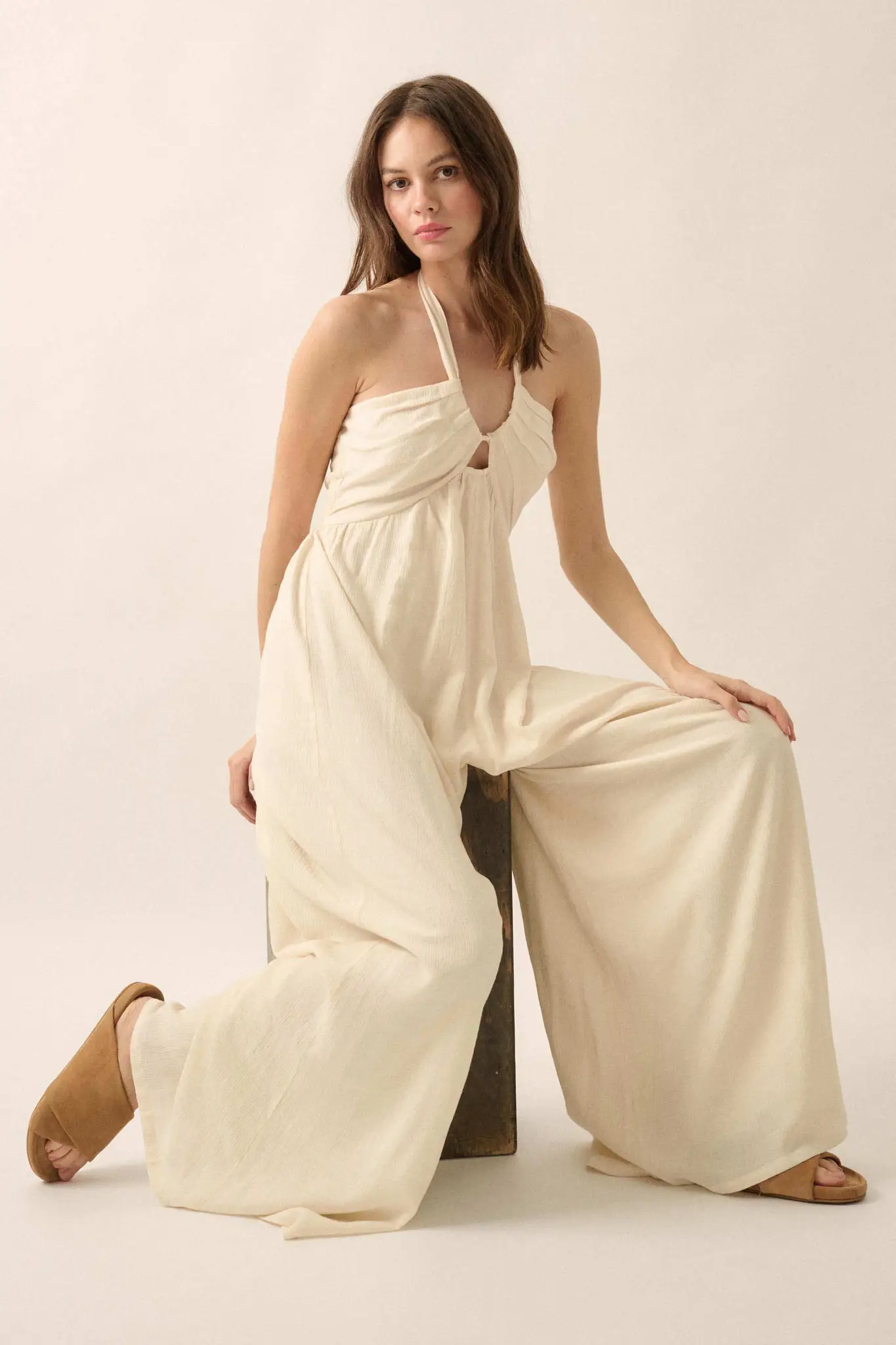 Quiet Confidence High-Waist Halter Jumpsuit - Image 9
