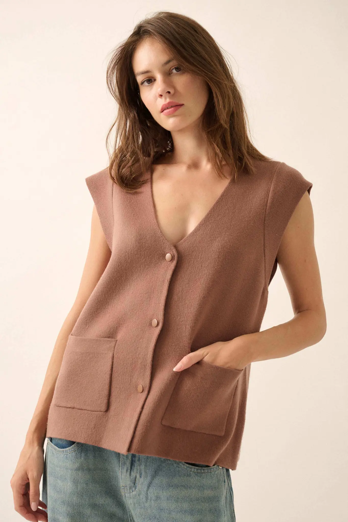 Real Talk Cap-Sleeve Pocket Cardigan - Image 11