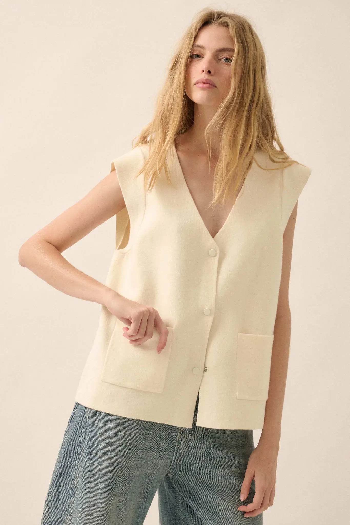 Real Talk Cap-Sleeve Pocket Cardigan - Image 4