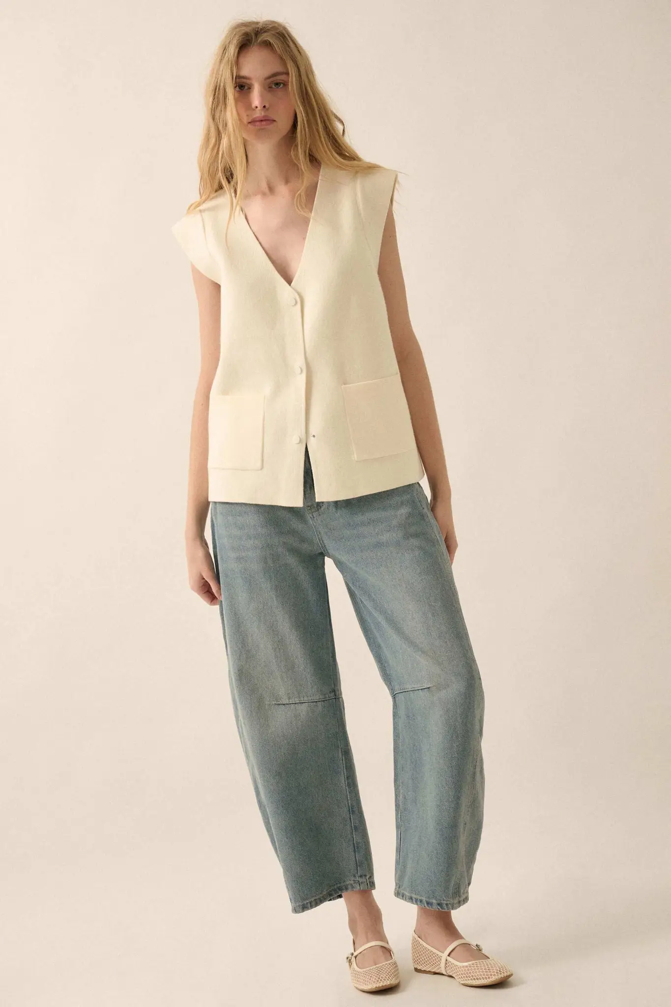 Real Talk Cap-Sleeve Pocket Cardigan - Image 6