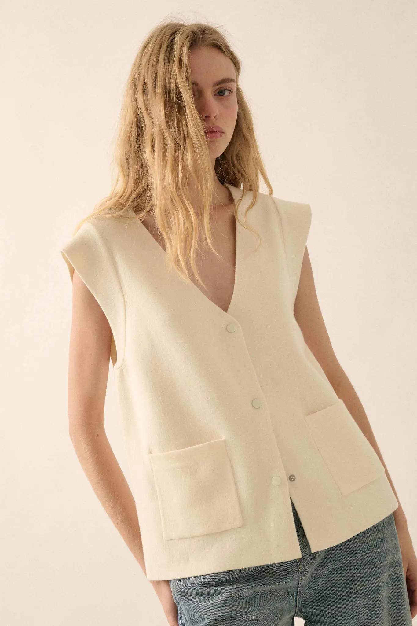 Real Talk Cap-Sleeve Pocket Cardigan - Image 7