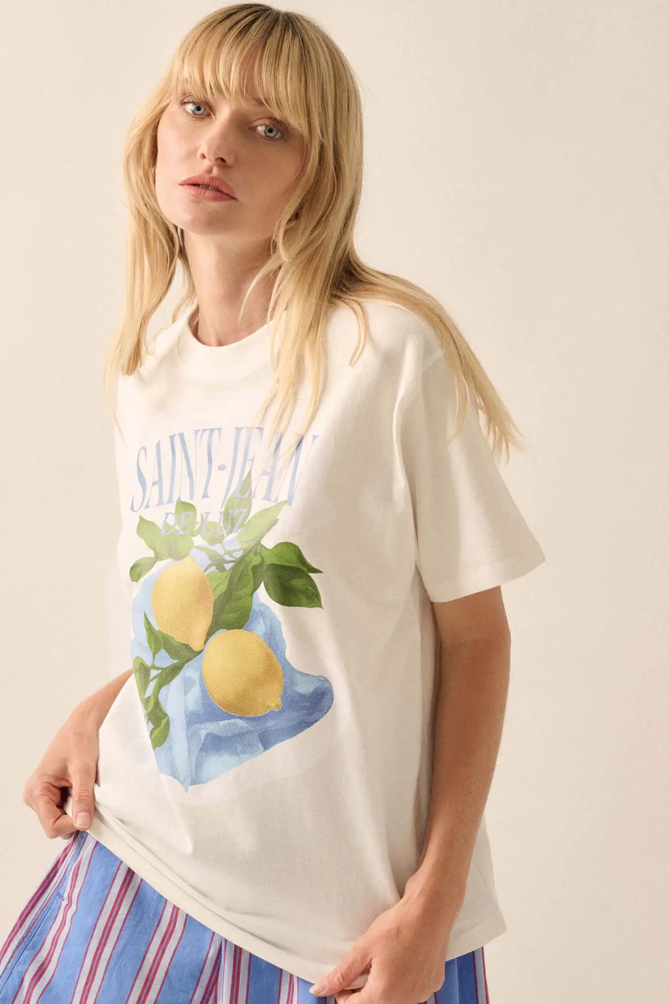Saint-Jean-de-Luz Lemon Tree Graphic Tee - Image 3