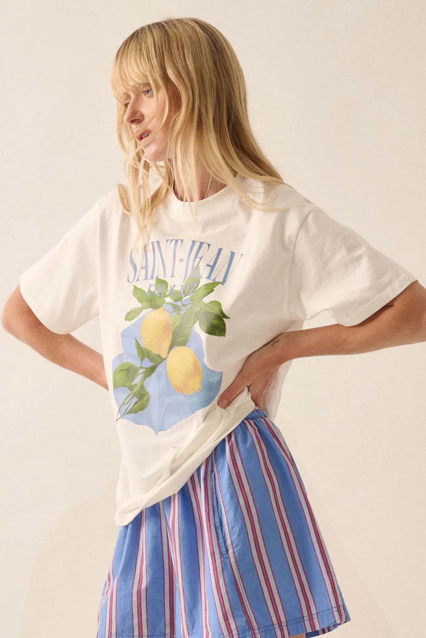 Saint-Jean-de-Luz Lemon Tree Graphic Tee - Image 5