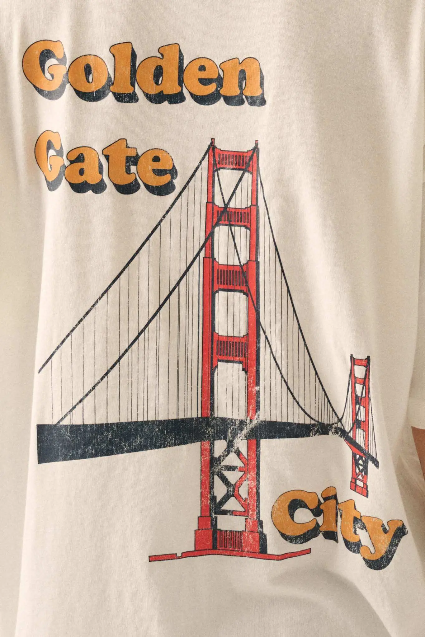 San Francisco Vintage-Print Oversize Graphic Tee - Image 4