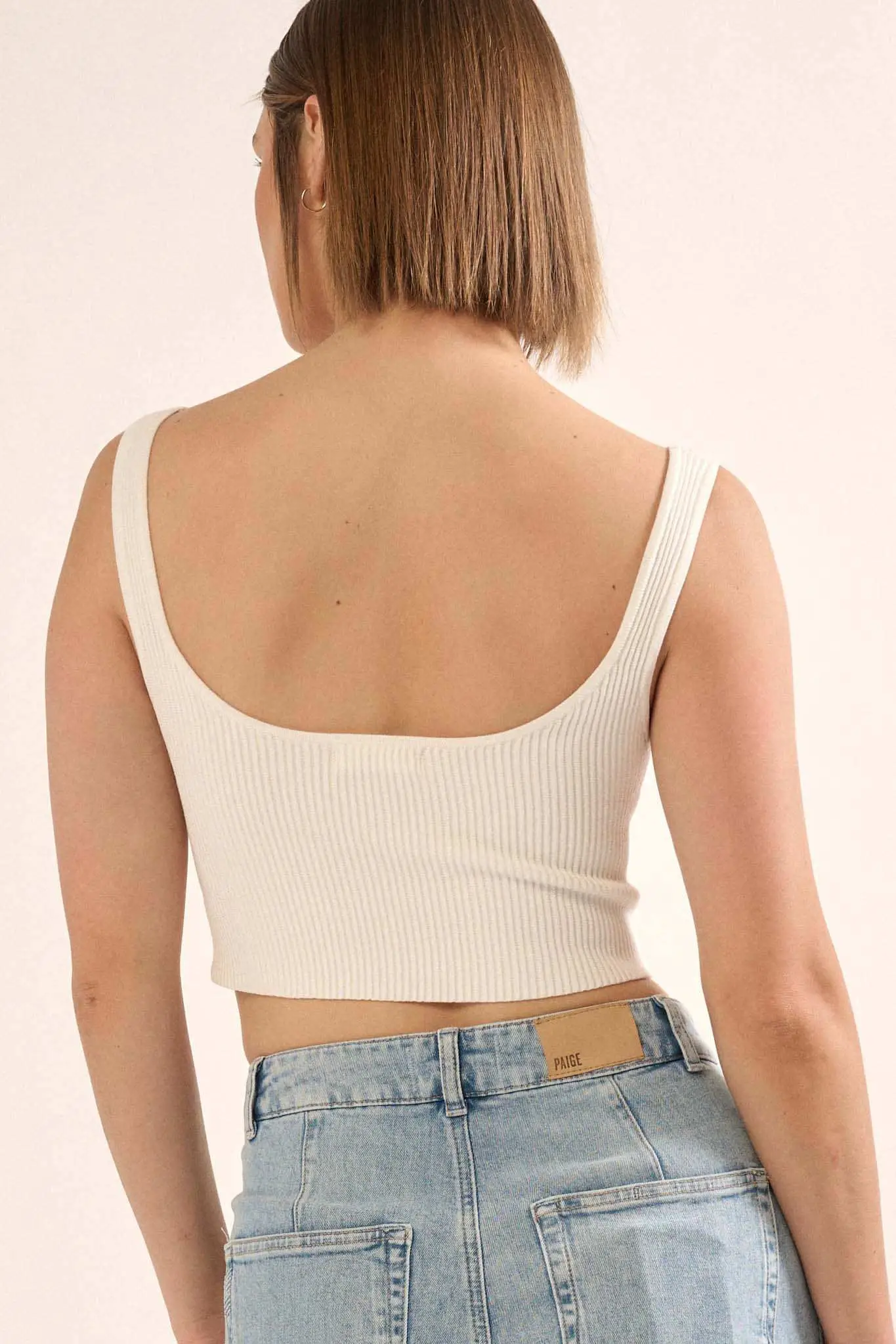 Shaper Fit Sweetheart Rib-Knit Tank Top - Image 37
