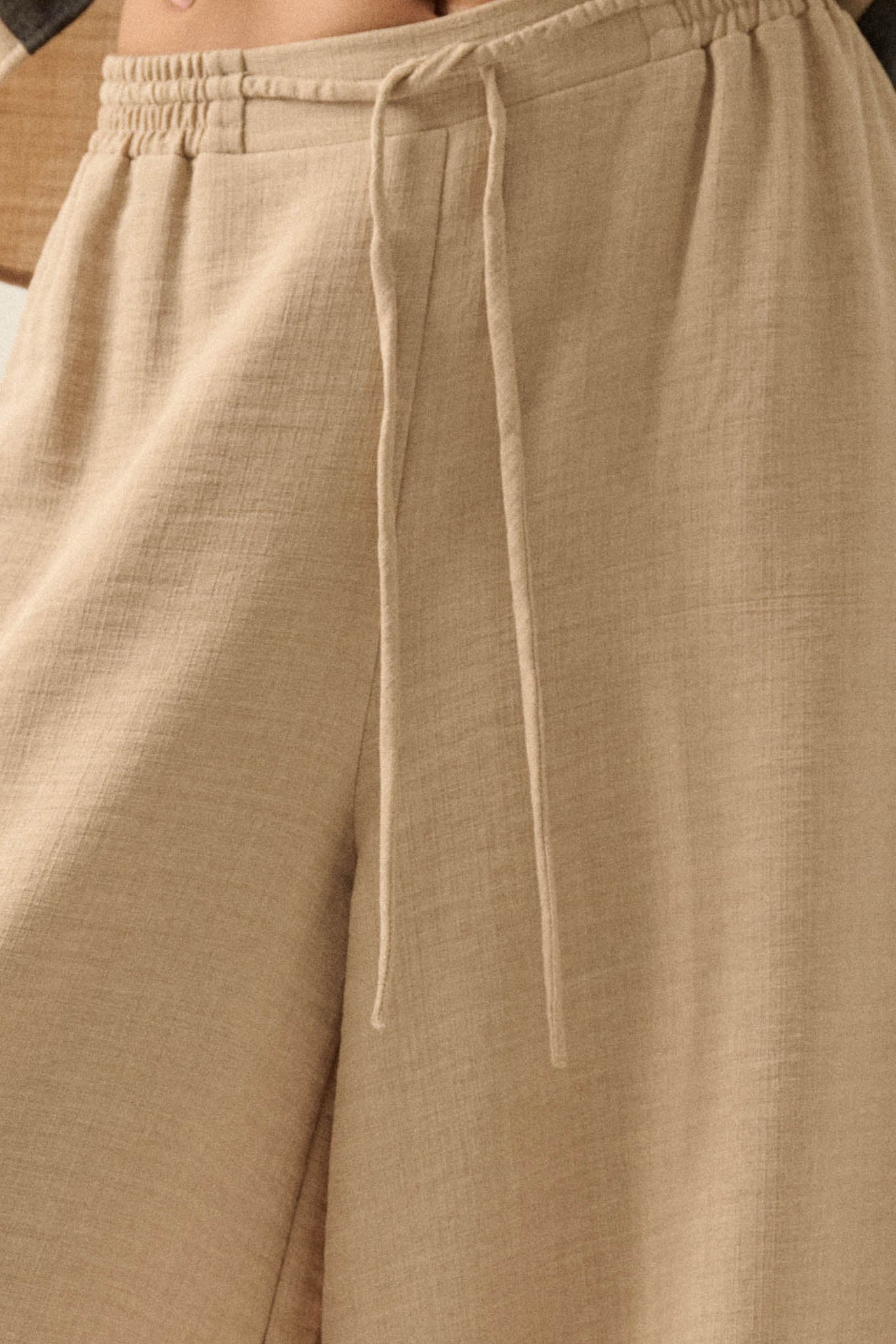 Sidewalk Talk Wide-Leg Drawstring Pocket Pants - Image 17