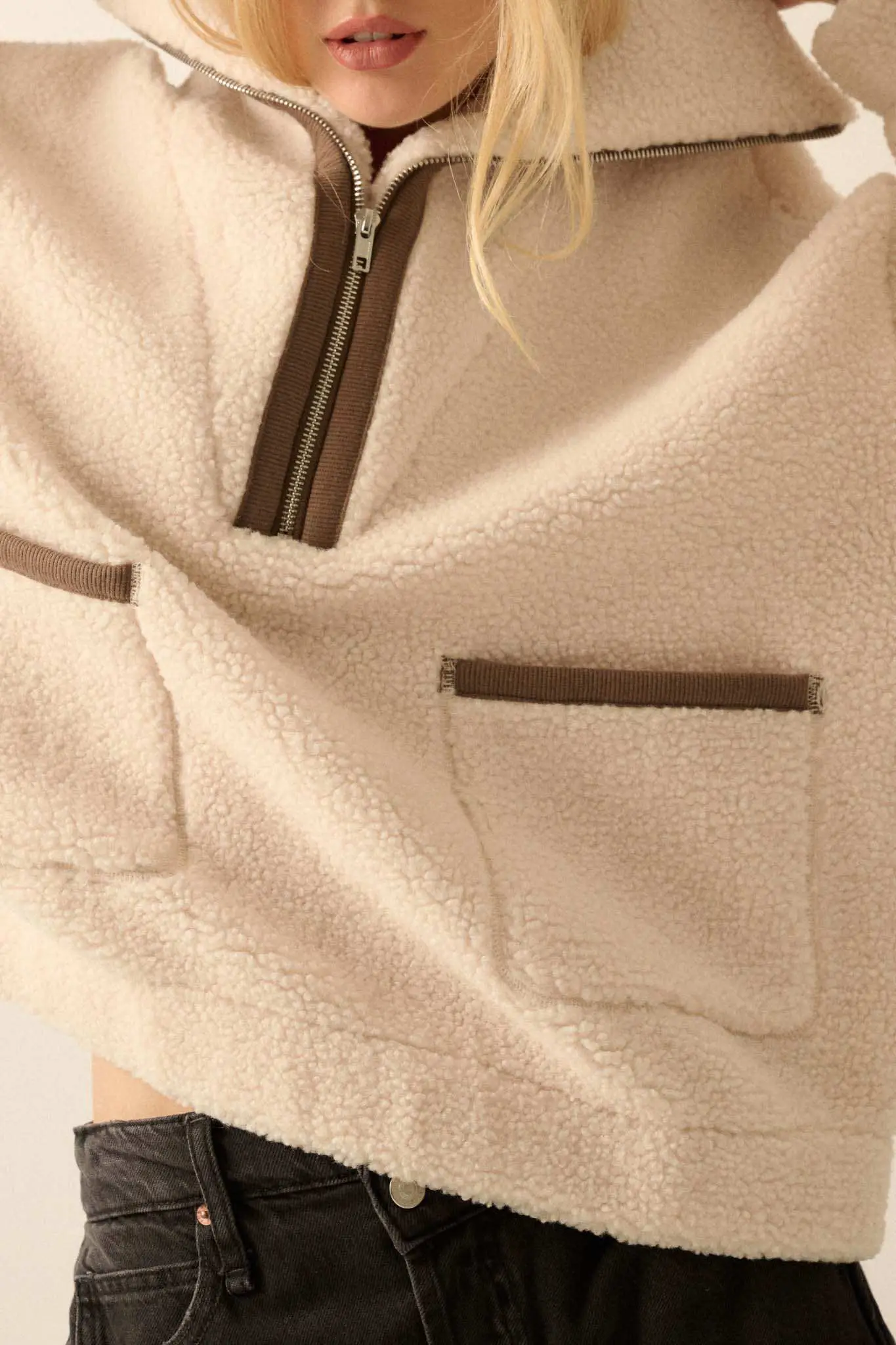 Snow Day Sherpa Fleece Half-Zip Pullover - Image 11