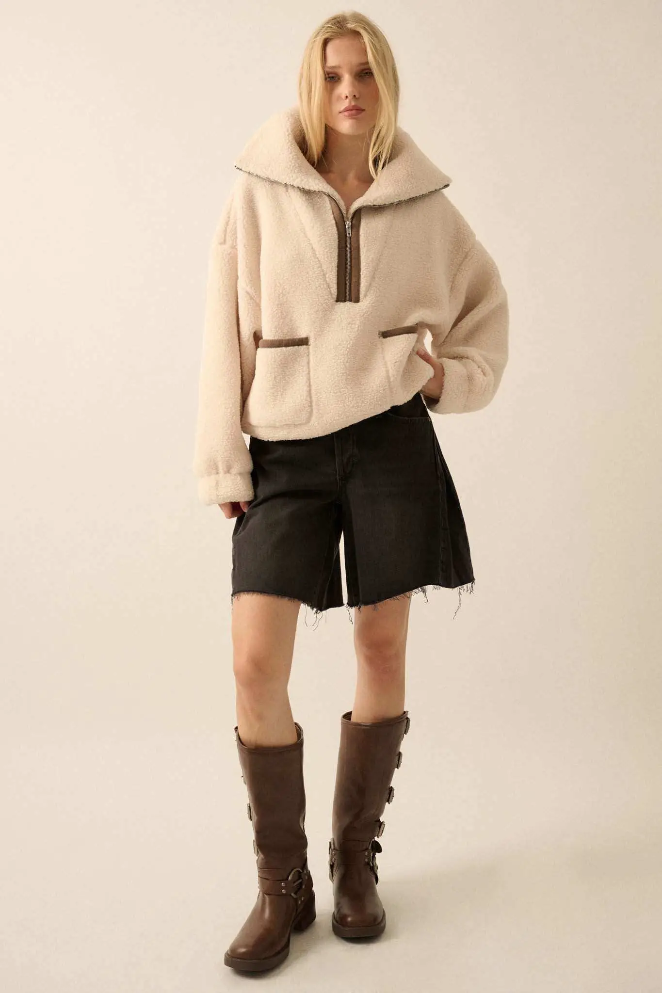 Snow Day Sherpa Fleece Half-Zip Pullover - Image 12