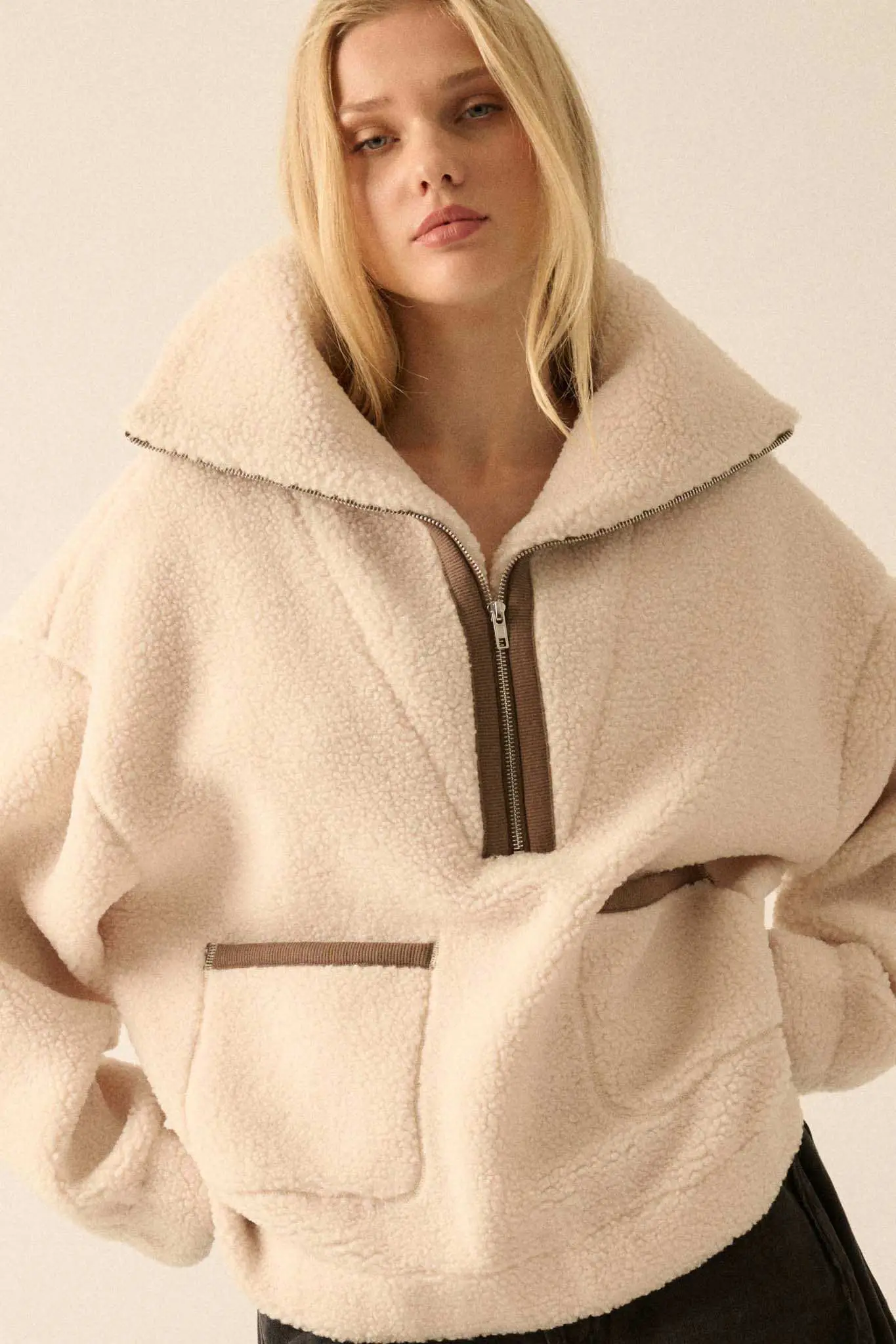 Snow Day Sherpa Fleece Half-Zip Pullover - Image 13