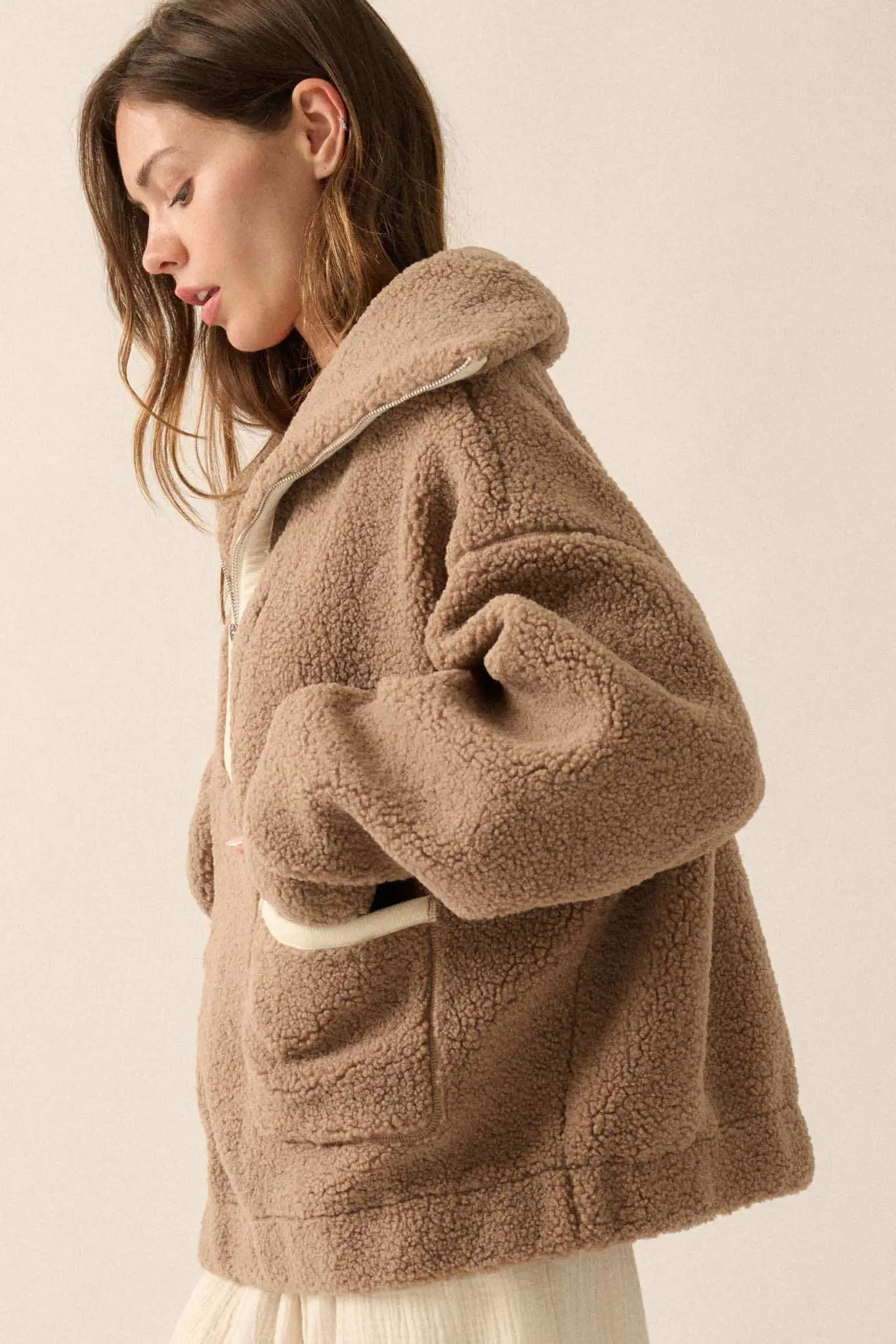 Snow Day Sherpa Fleece Half-Zip Pullover - Image 8