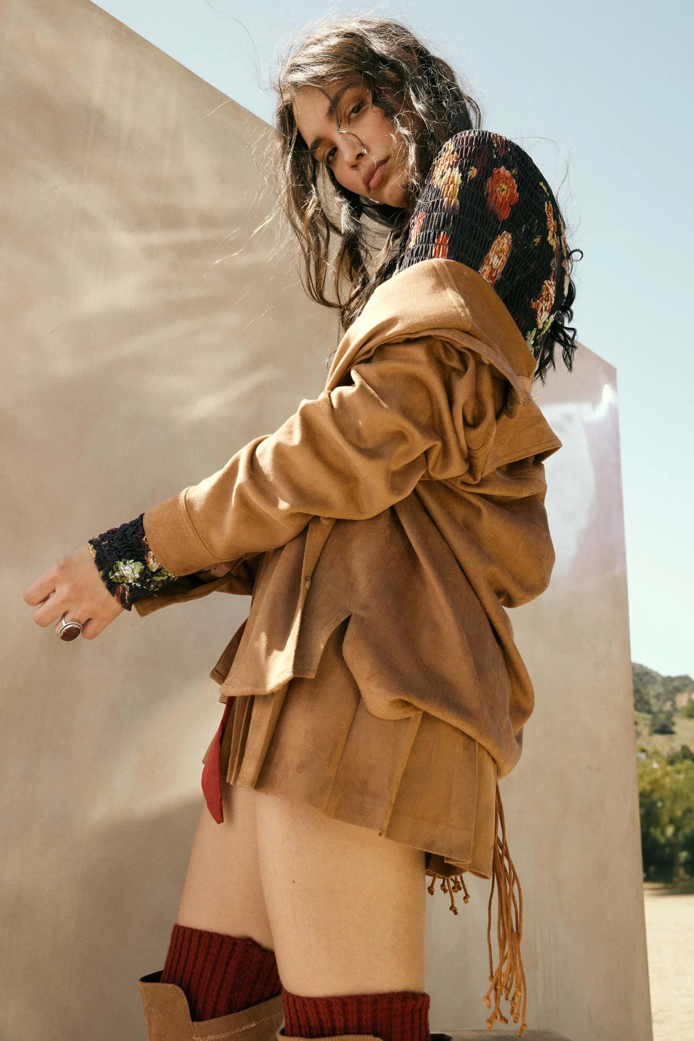 Soft Launch Vegan Suede Button-Up Shirt - Image 3