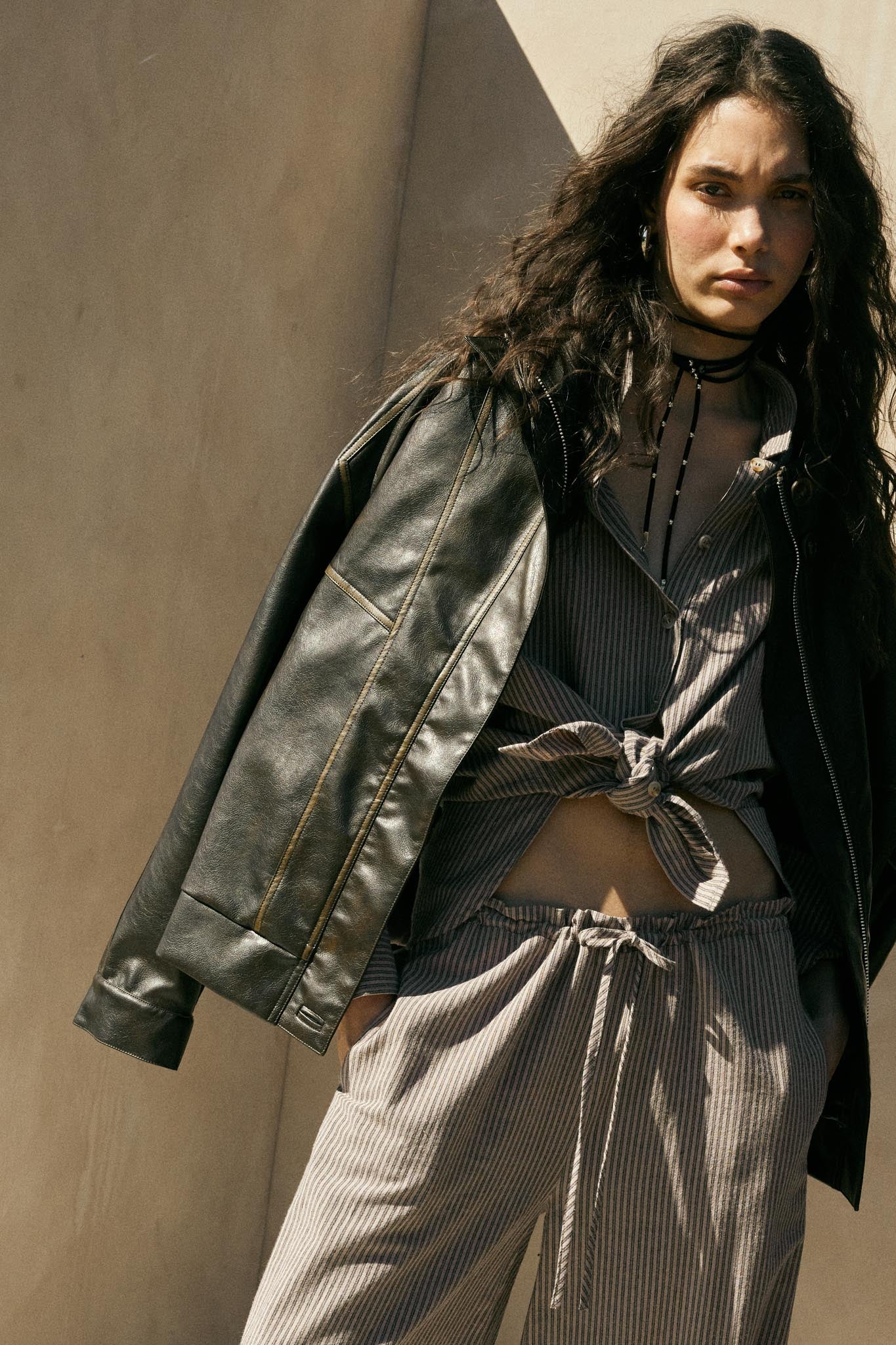 Soul Rider Vegan Leather Oversize Jacket - Image 10