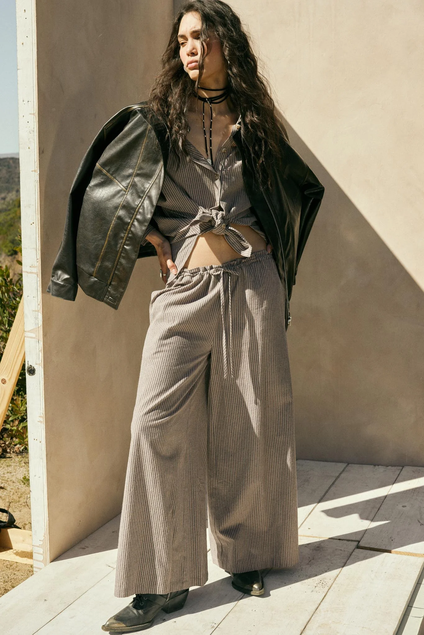 Soul Rider Vegan Leather Oversize Jacket - Image 11