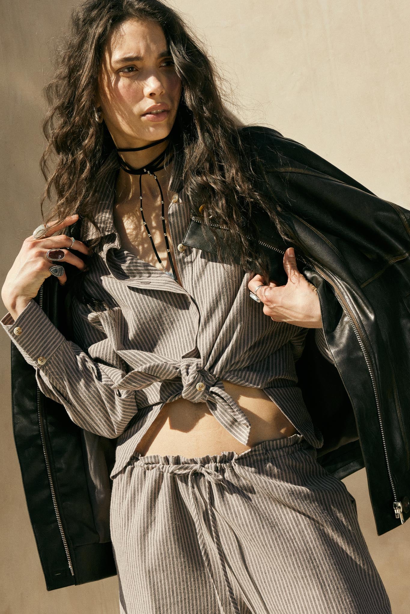 Soul Rider Vegan Leather Oversize Jacket - Image 12