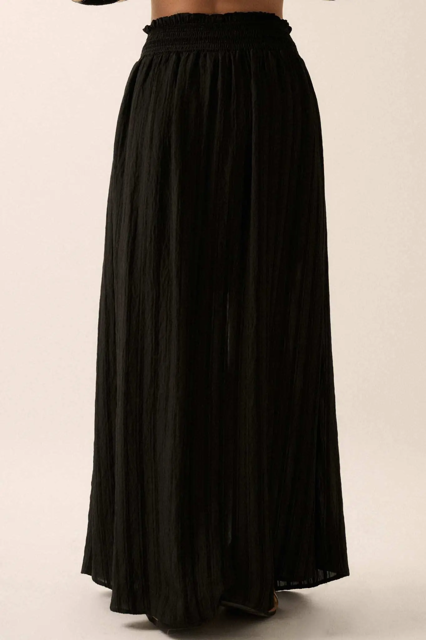 Starting Now Tonal-Stripe Button-Front Maxi Skirt - Image 15