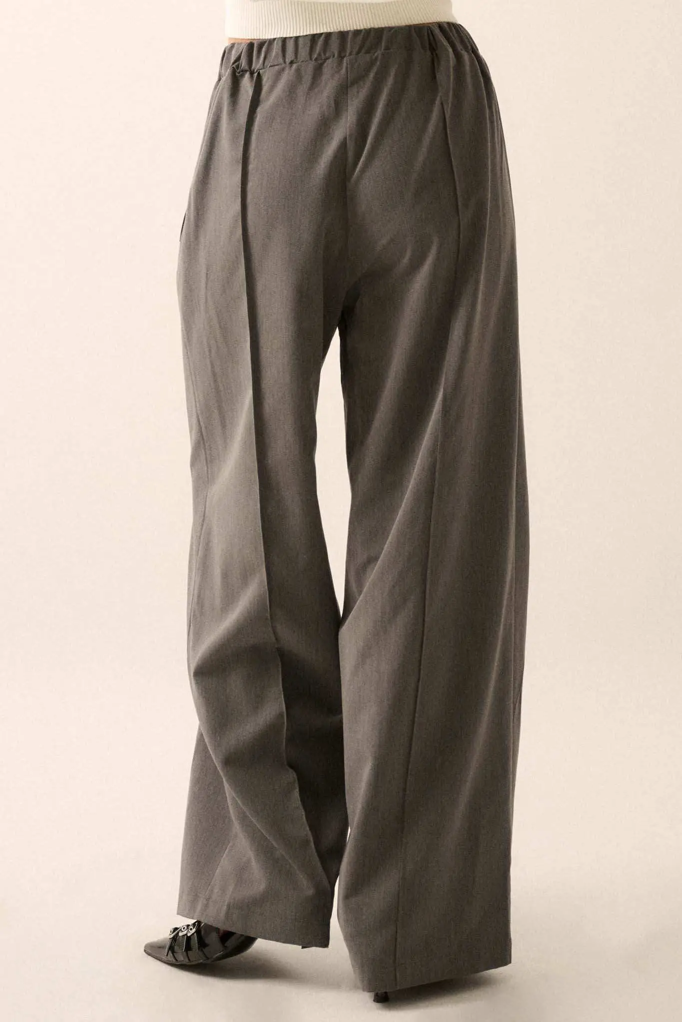 Step Above Twill Wide-Leg Drawstring Pants - Image 6