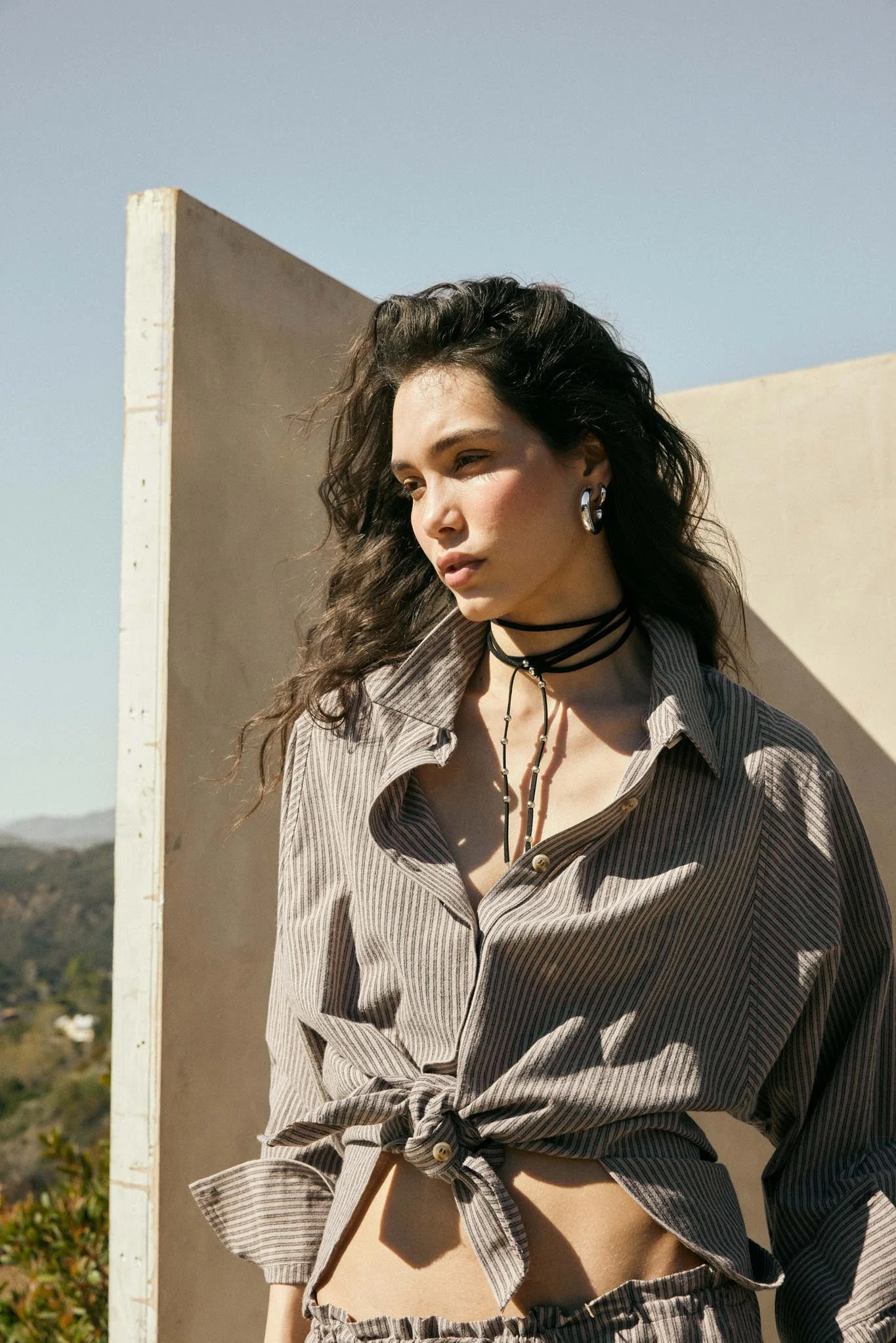 Straight Ahead Double Pinstripe Button-Up Shirt - Image 3