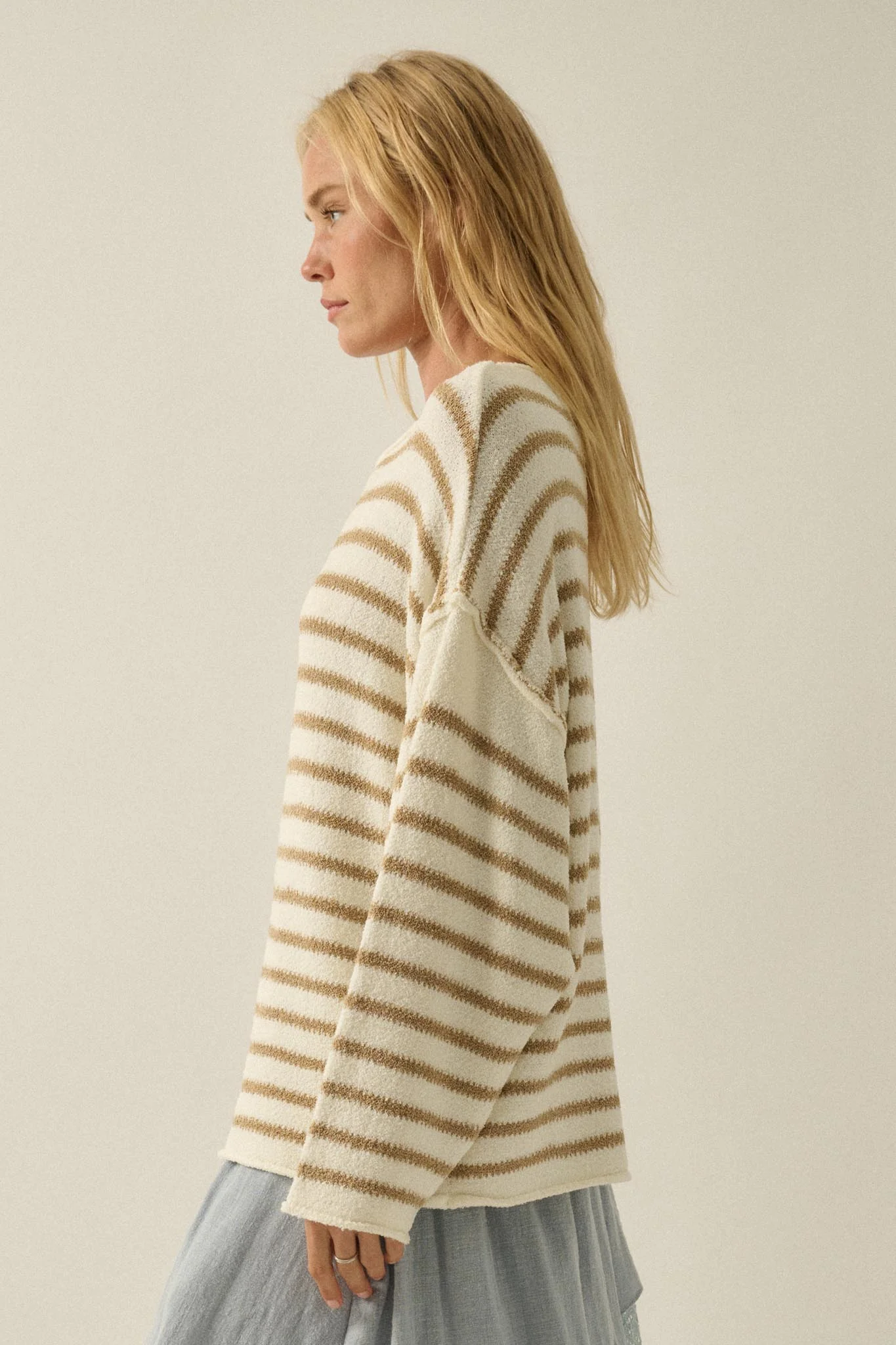 Stripe Hype Oversized Striped Sweater - Image 15