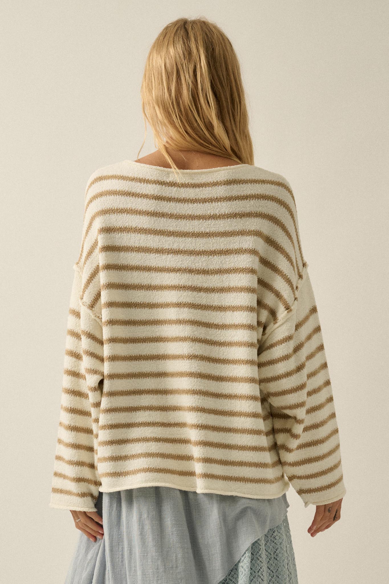 Stripe Hype Oversized Striped Sweater - Image 16