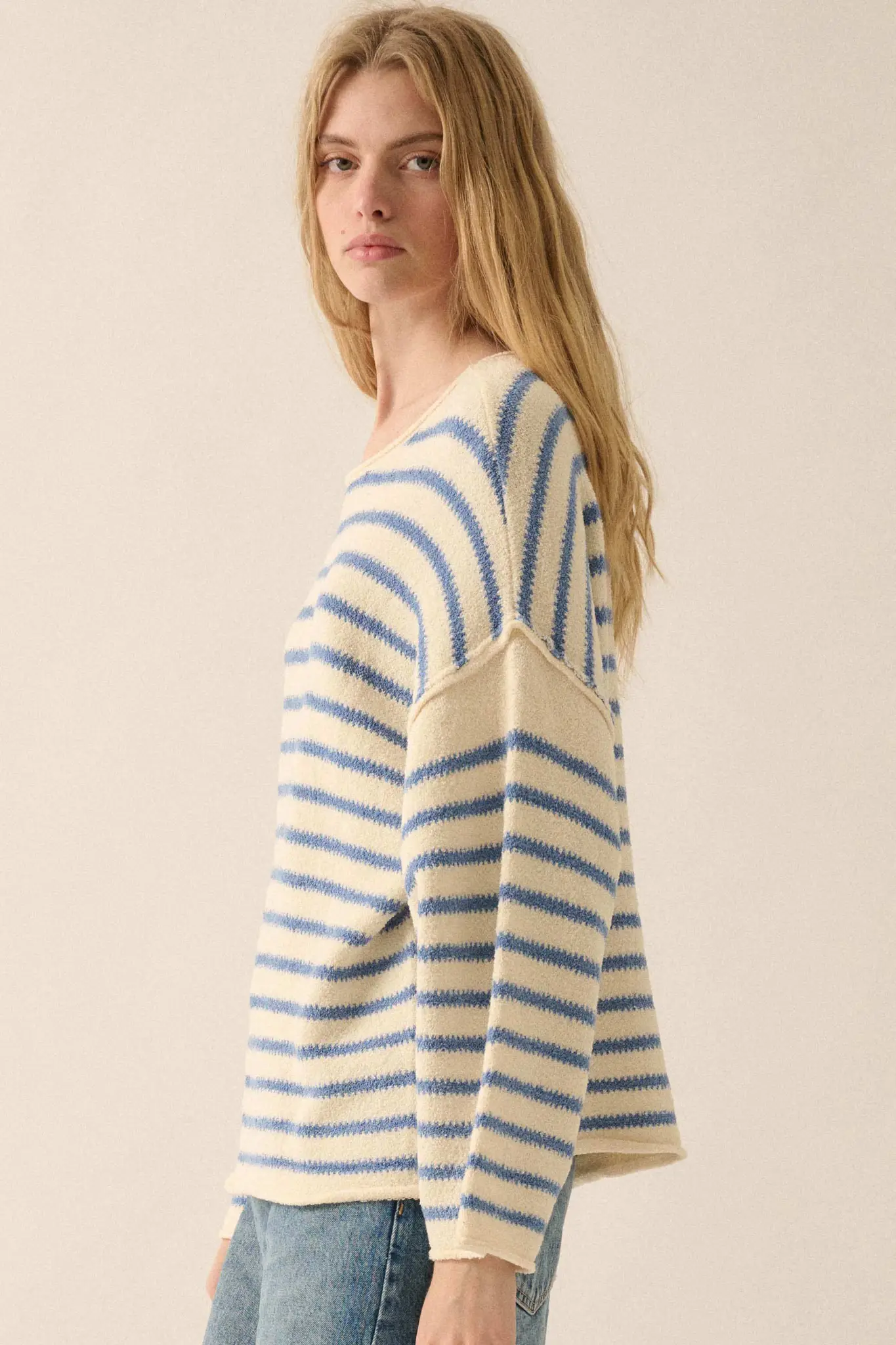 Stripe Hype Oversized Striped Sweater - Image 38