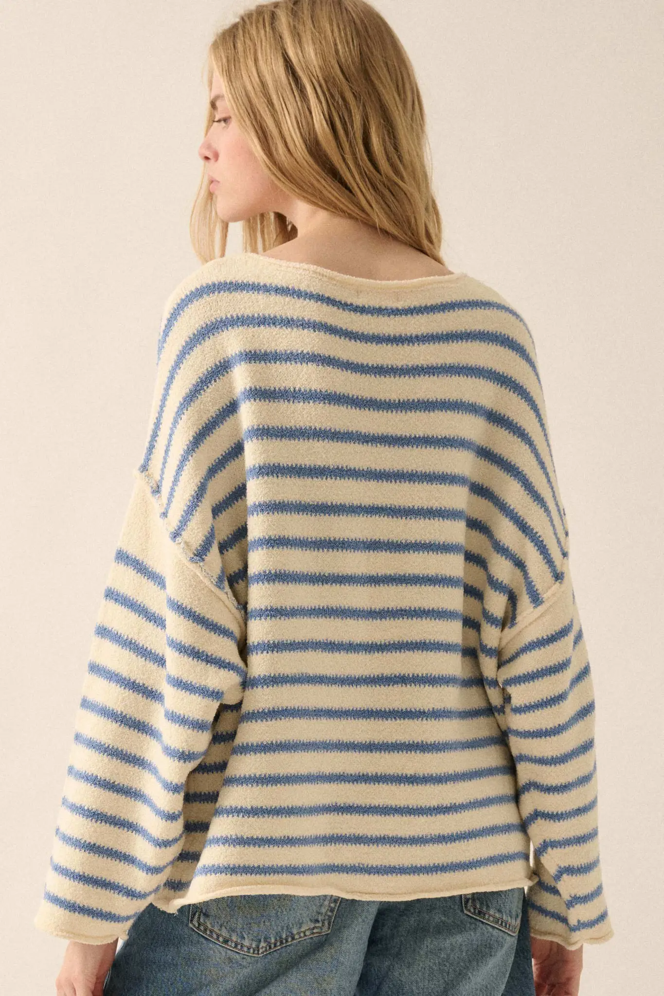 Stripe Hype Oversized Striped Sweater - Image 39