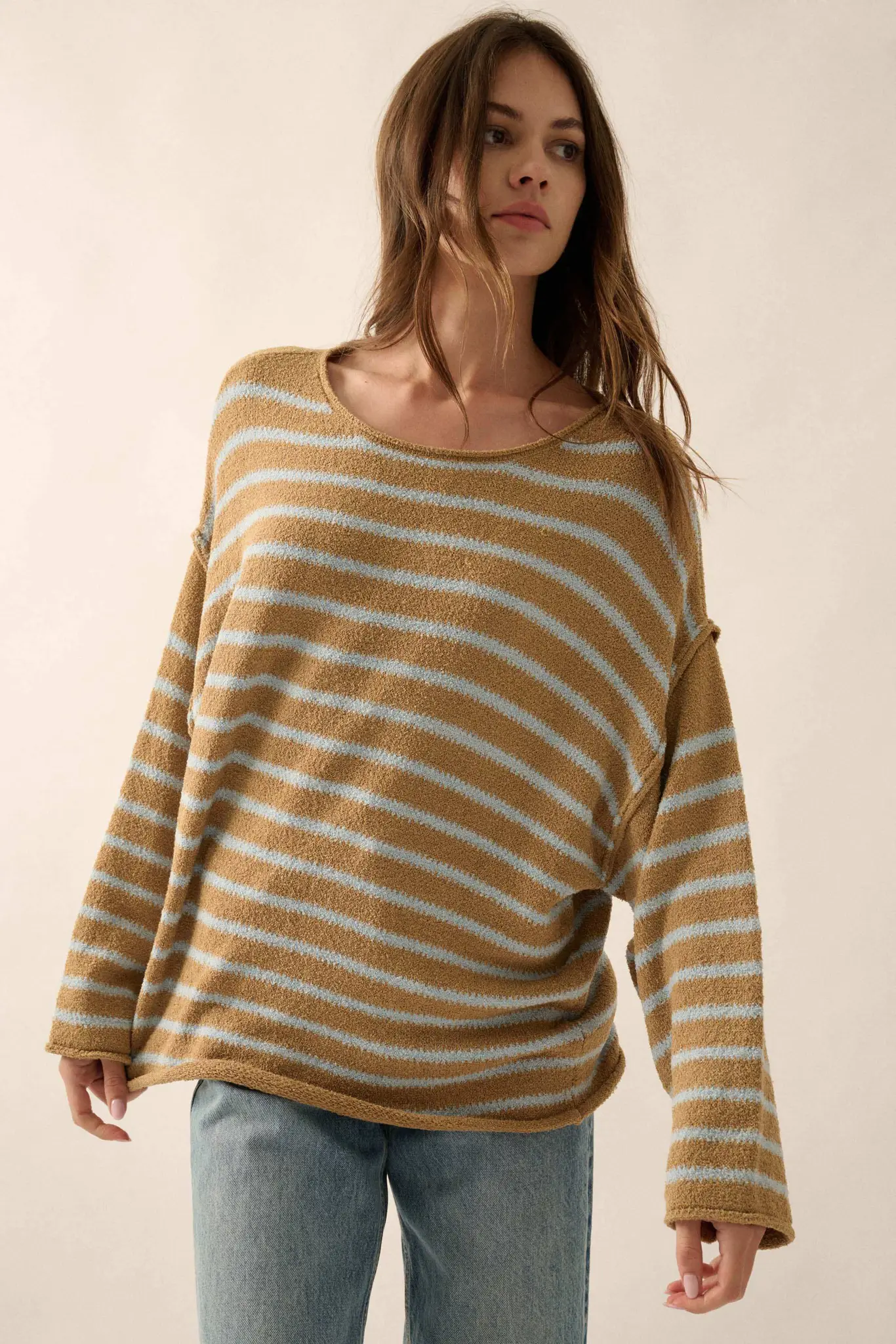 Stripe Hype Oversized Striped Sweater - Image 44