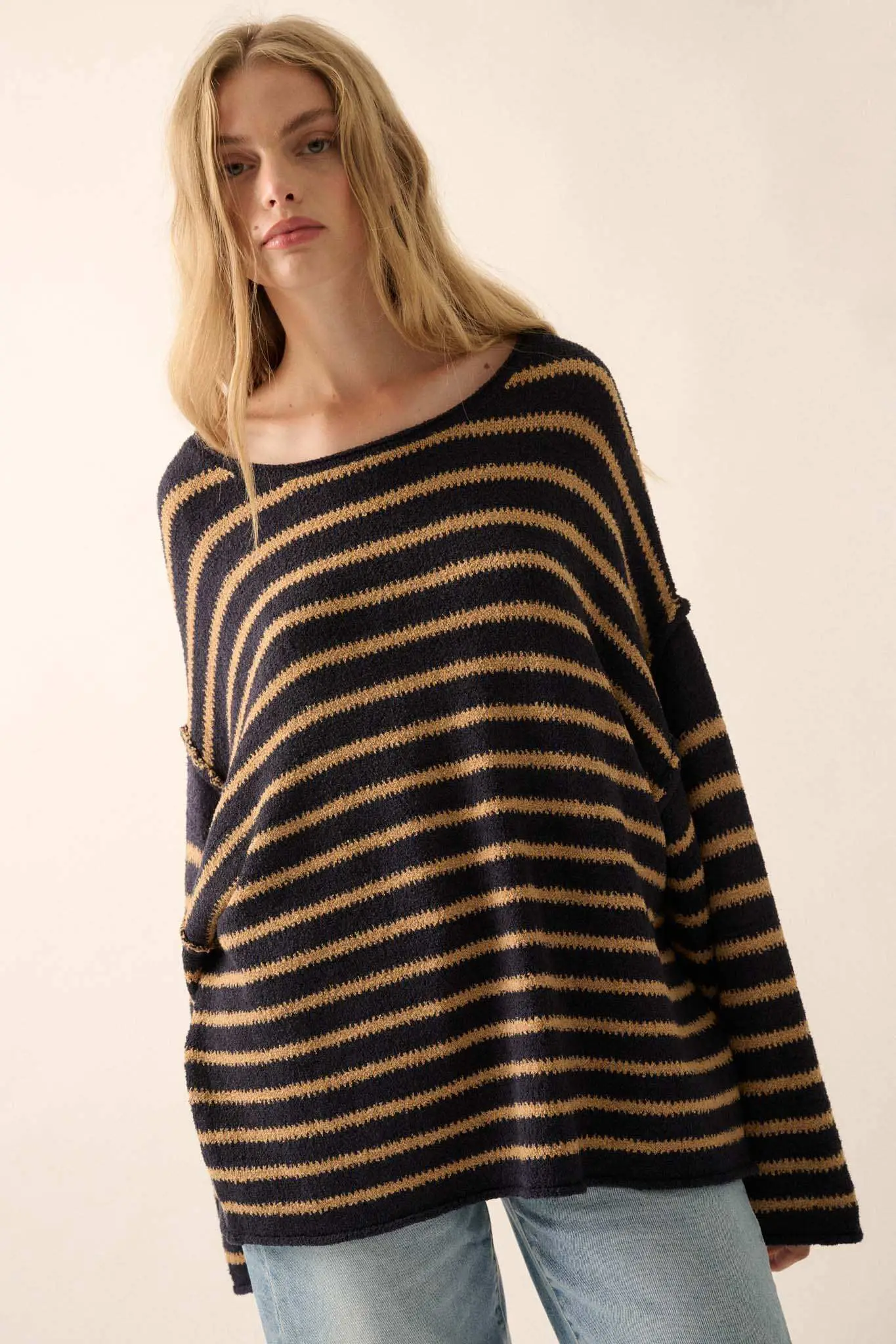 Stripe Hype Oversized Striped Sweater - Image 48