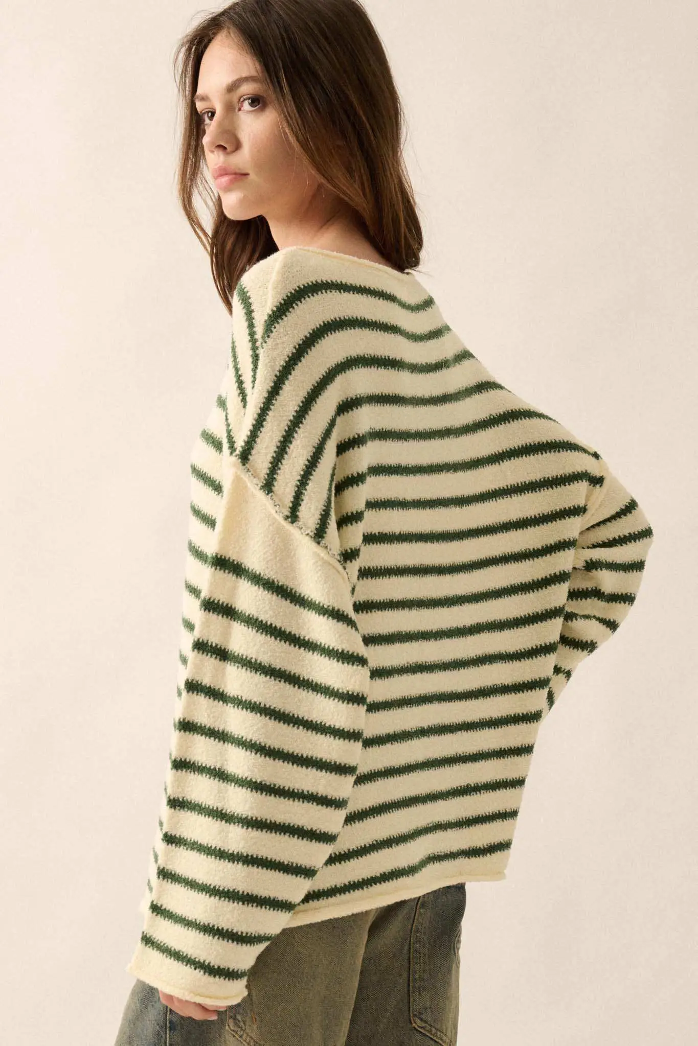 Stripe Hype Oversized Striped Sweater - Image 59