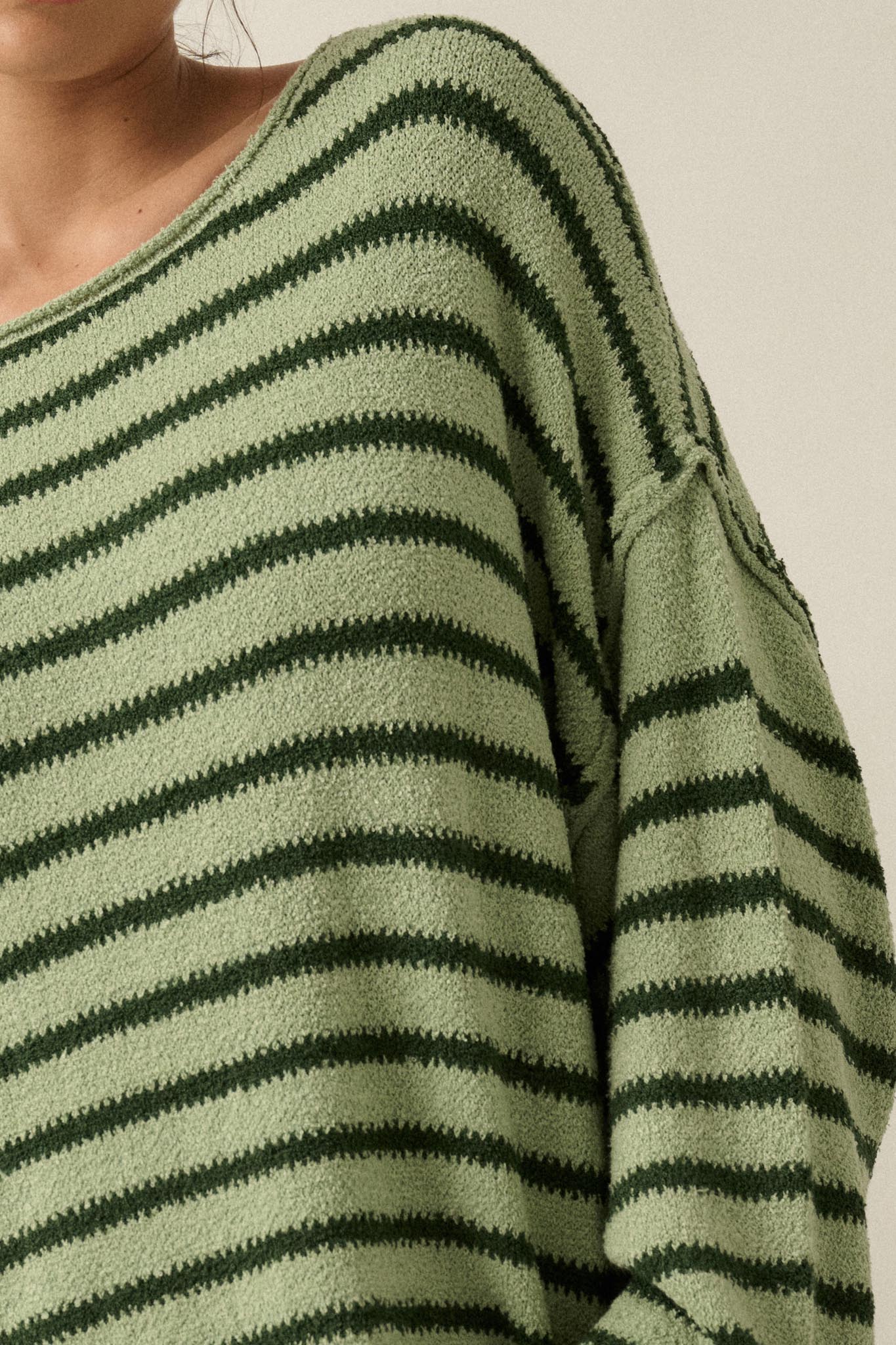 Stripe Hype Oversized Striped Sweater - Image 6