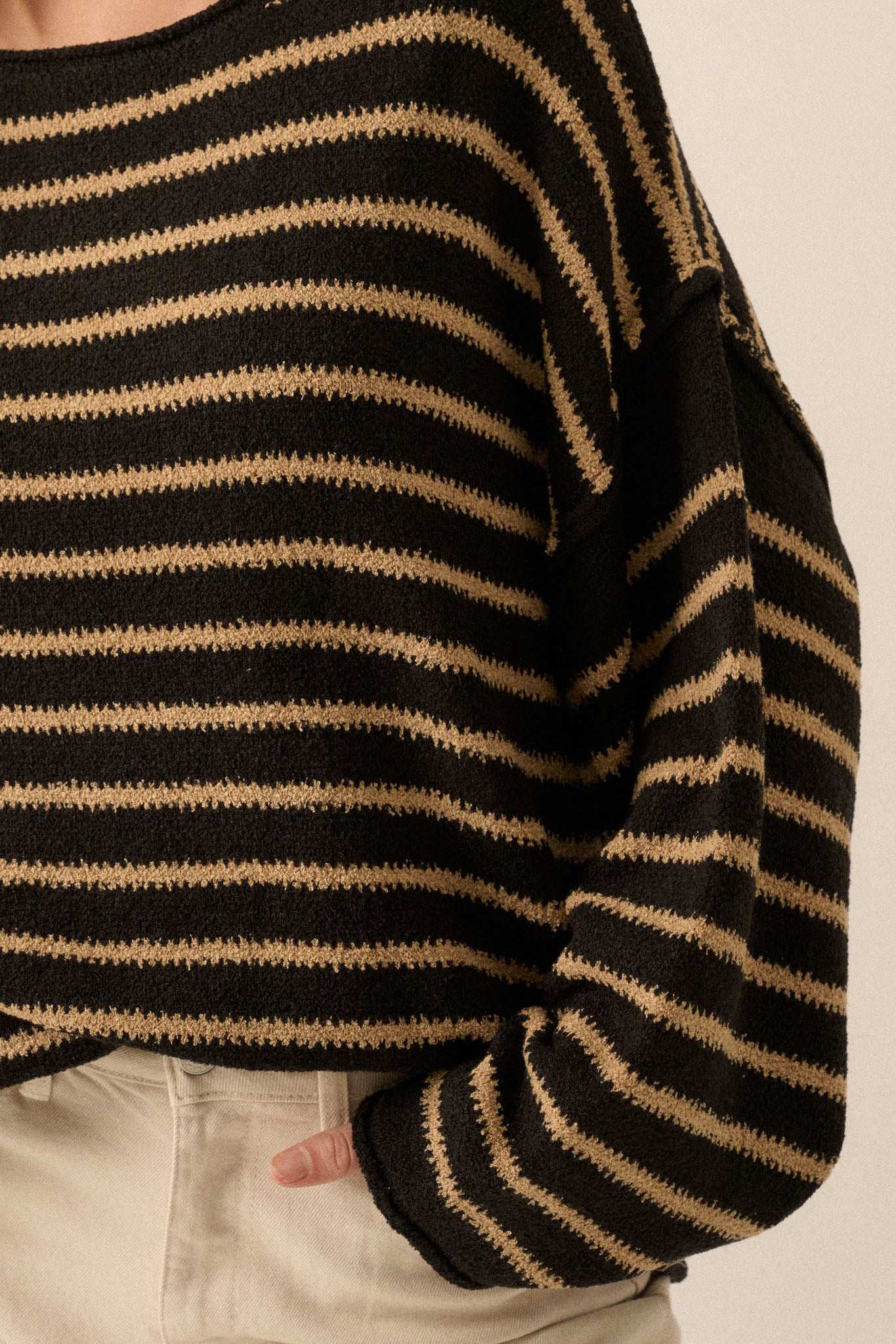 Stripe Hype Oversized Striped Sweater - Image 73