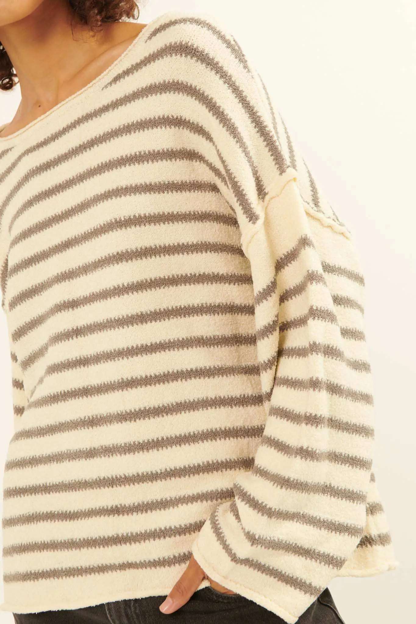 Stripe Hype Oversized Striped Sweater - Image 85