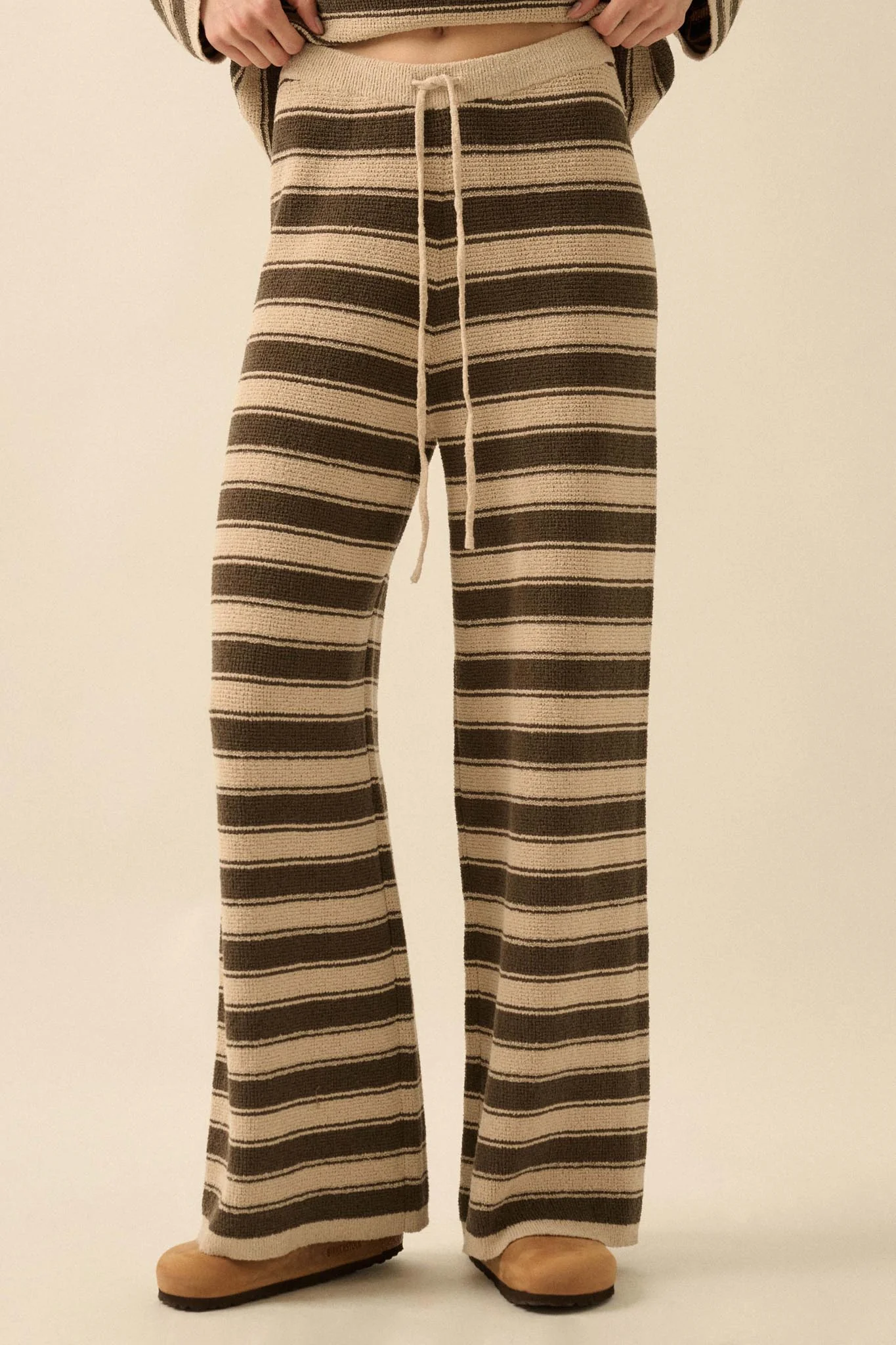 Stripe to It Textured Striped Knit Sweater Pants - Image 6