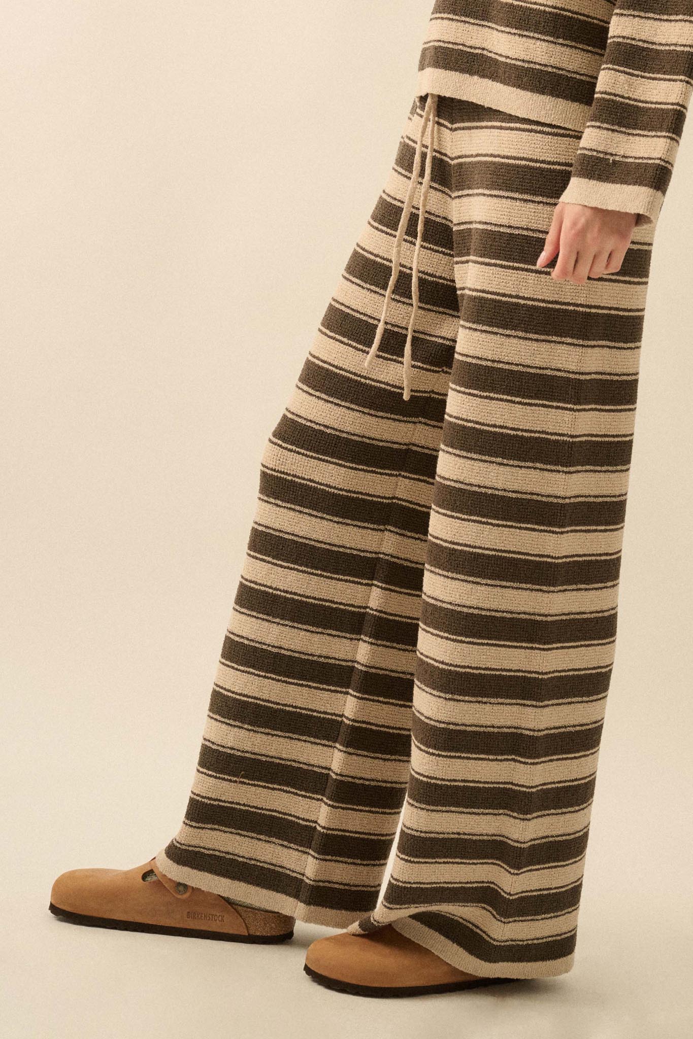 Stripe to It Textured Striped Knit Sweater Pants - Image 8