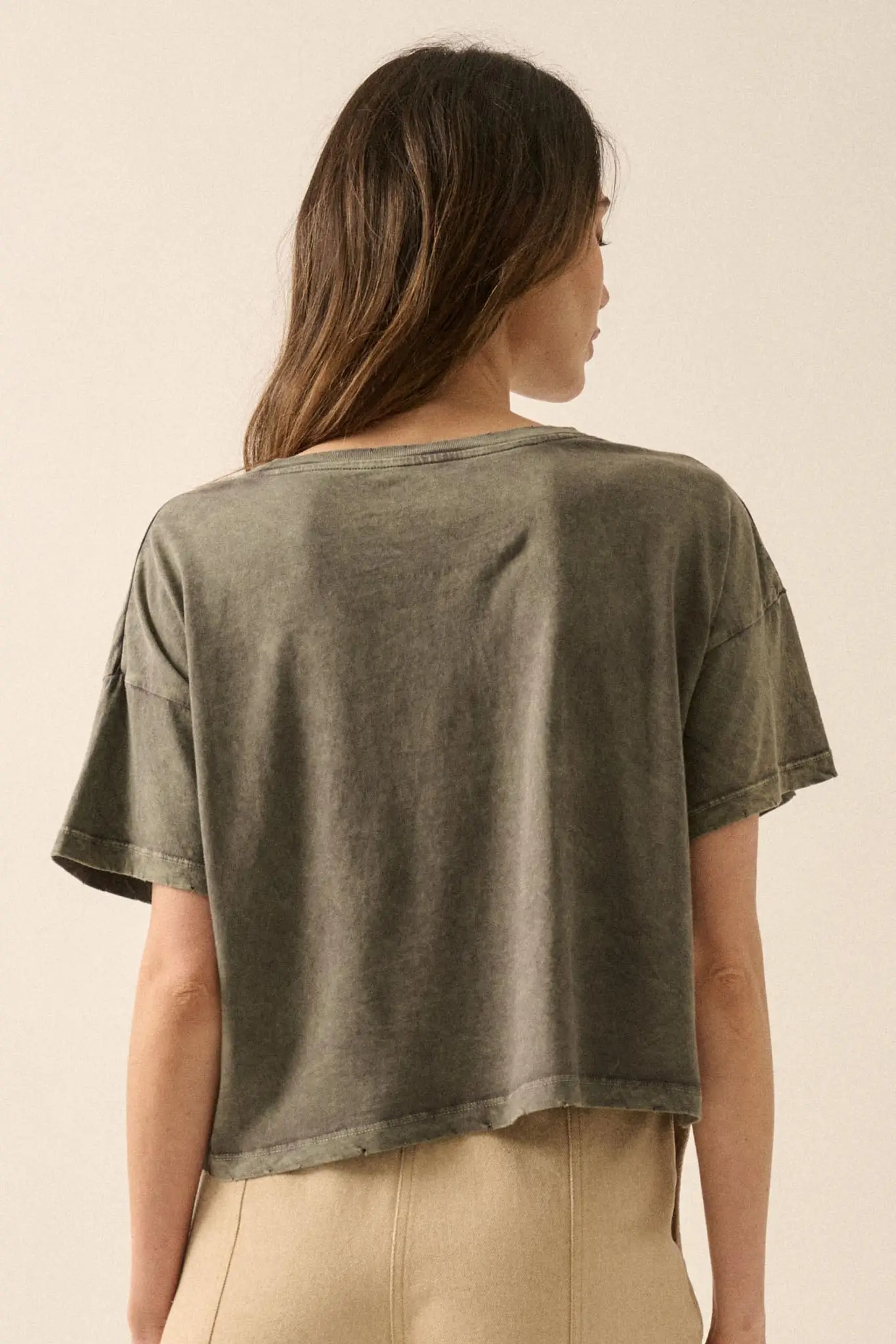 Summer Stampede Cropped Horses Graphic Tee - Image 6