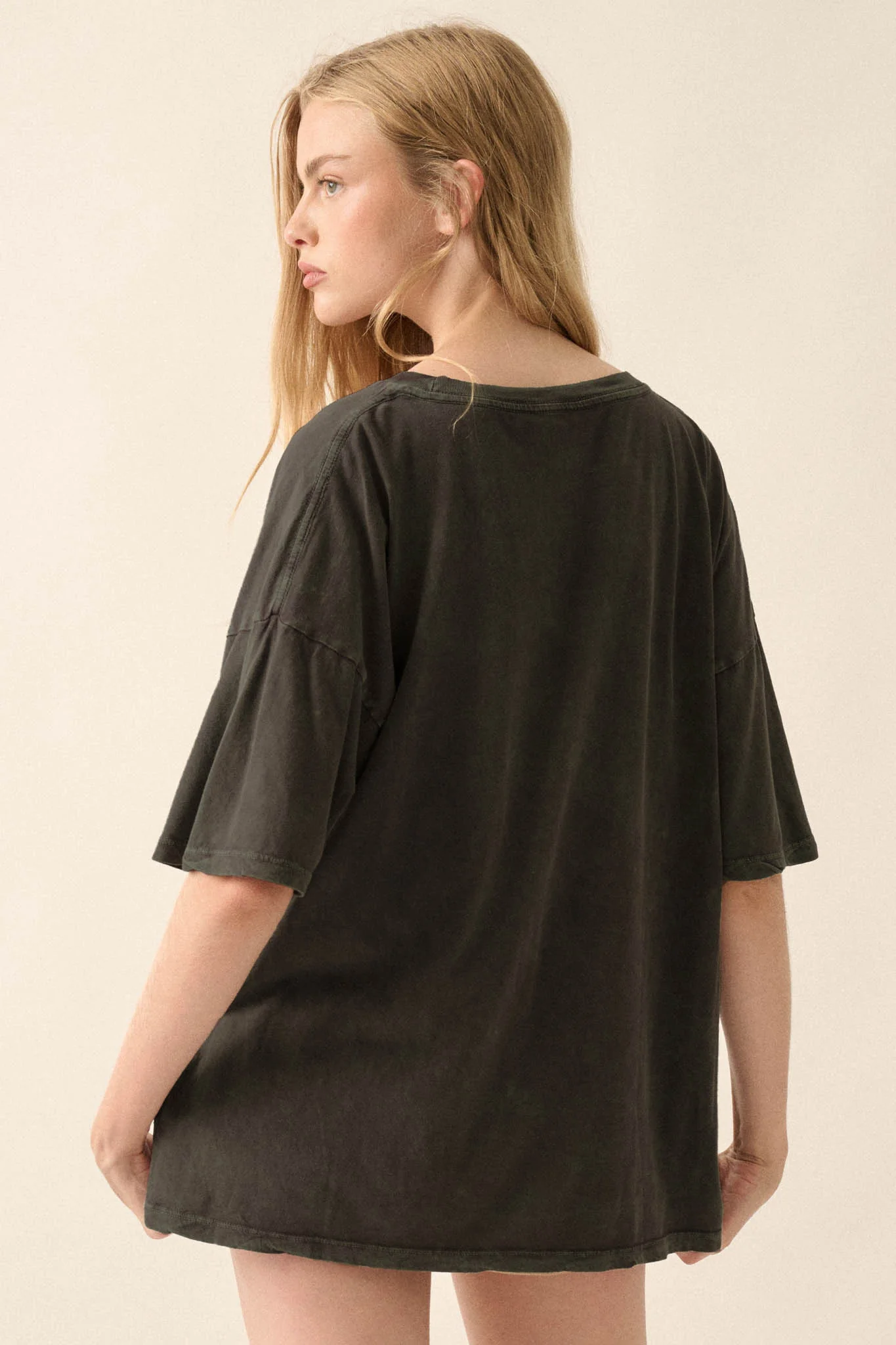 Swan Lake Oversize Vintage-Wash Graphic Tee - Image 3