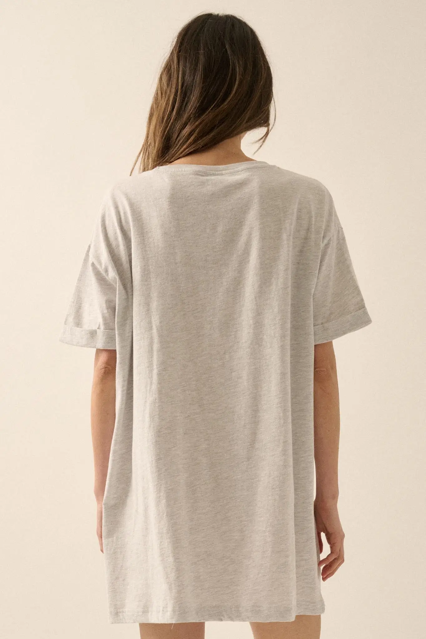 Symbology Vintage-Print Oversize Graphic Tee - Image 6