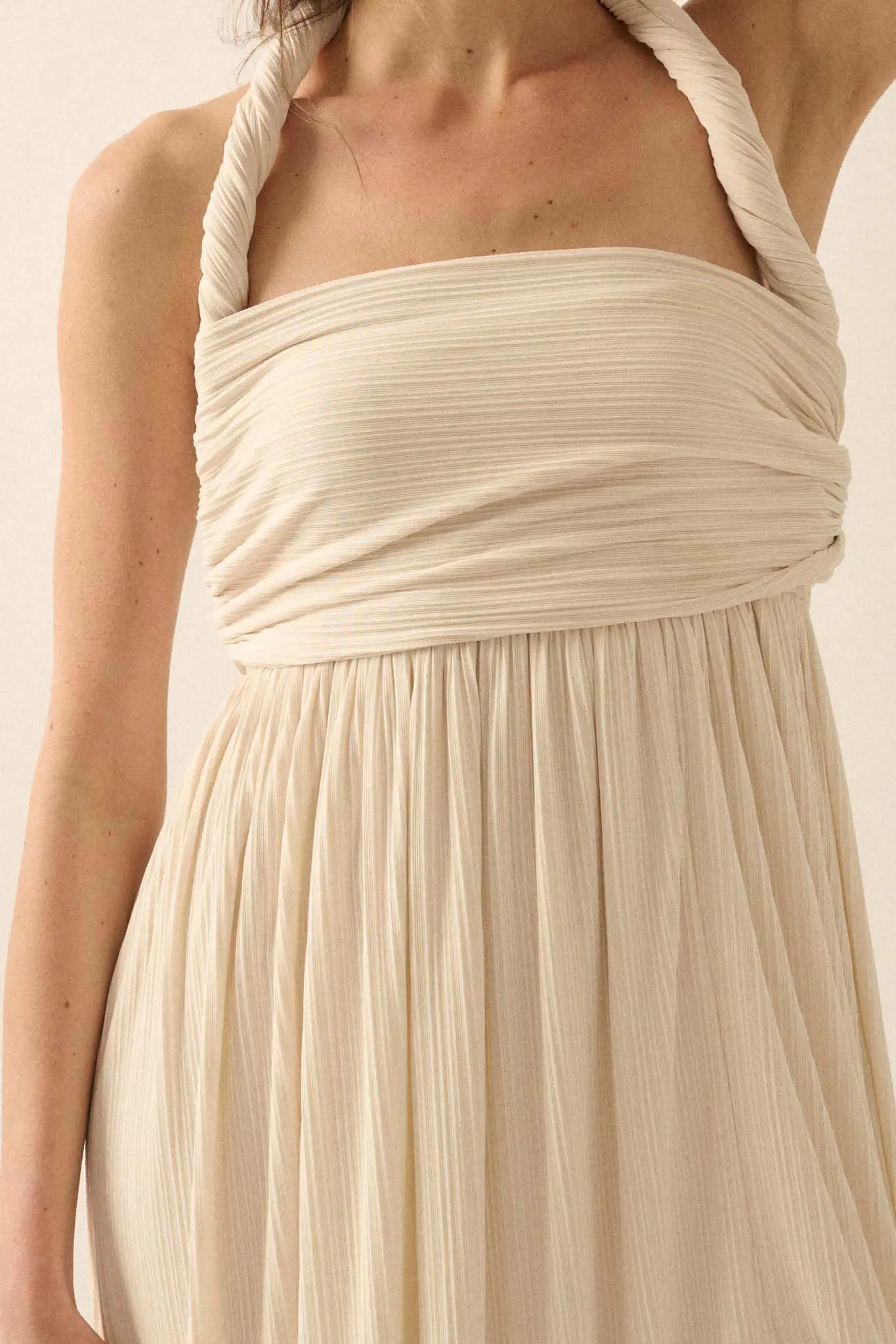 The Emma Infinity Dress in Cotton Ribbed Knit - Image 4