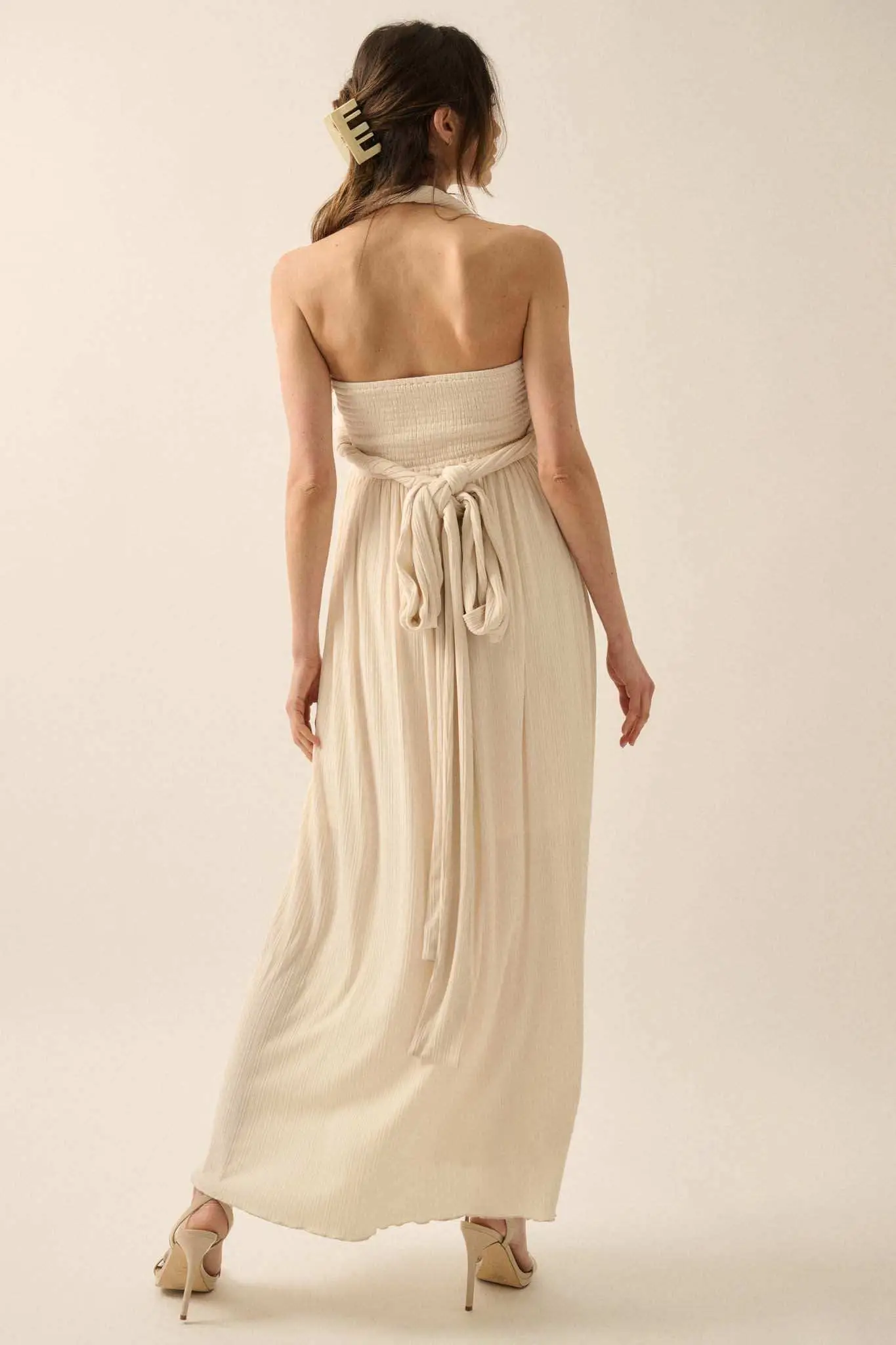 The Emma Infinity Dress in Cotton Ribbed Knit - Image 6