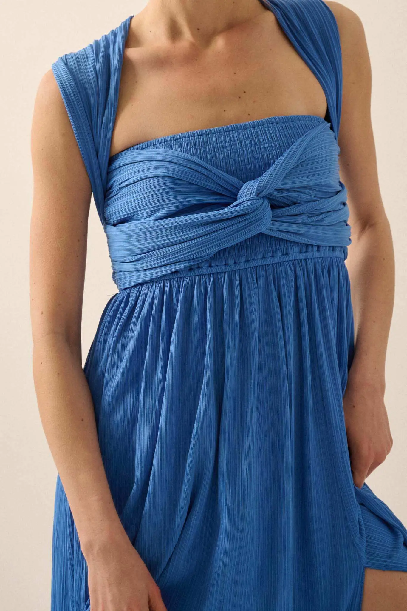 The Emma Infinity Dress in Cotton Ribbed Knit - Image 9