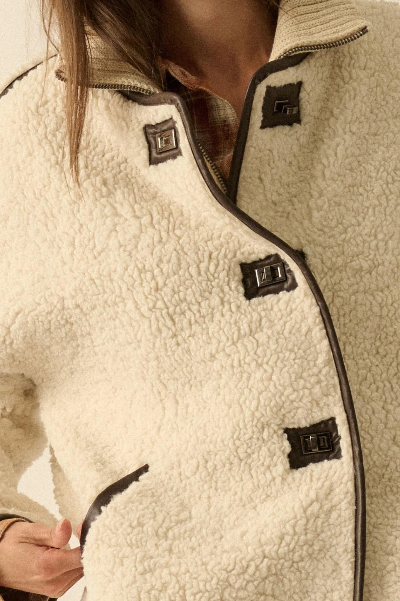 Tibetan Trail Sherpa Fleece Toggle Jacket - Image 11
