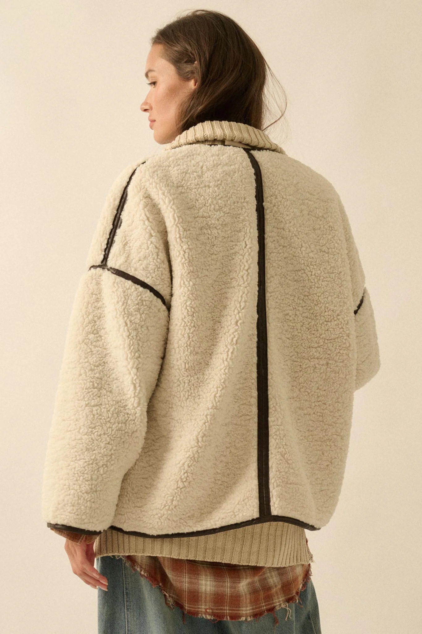 Tibetan Trail Sherpa Fleece Toggle Jacket - Image 15