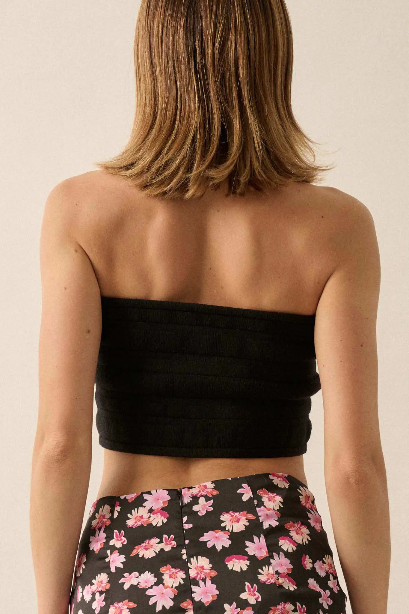 Totally Tubular Ribbed Knit Bandeau Tube Top - Image 13