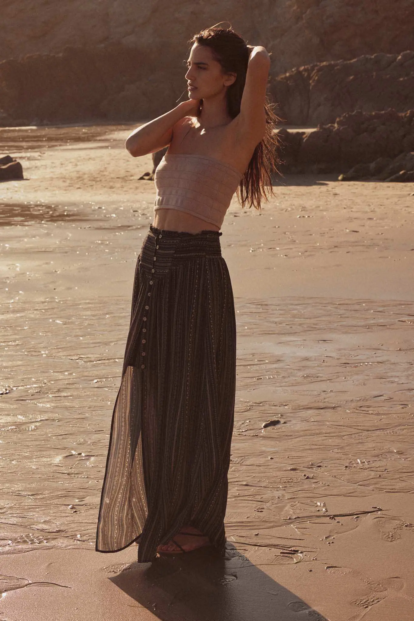 Totally Tubular Ribbed Knit Bandeau Tube Top - Image 3