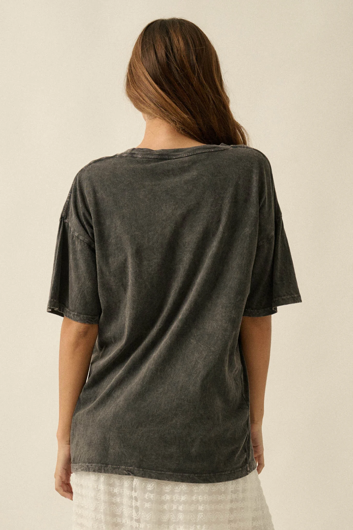 Twin Tigers Vintage-Wash Oversize Graphic Tee - Image 8