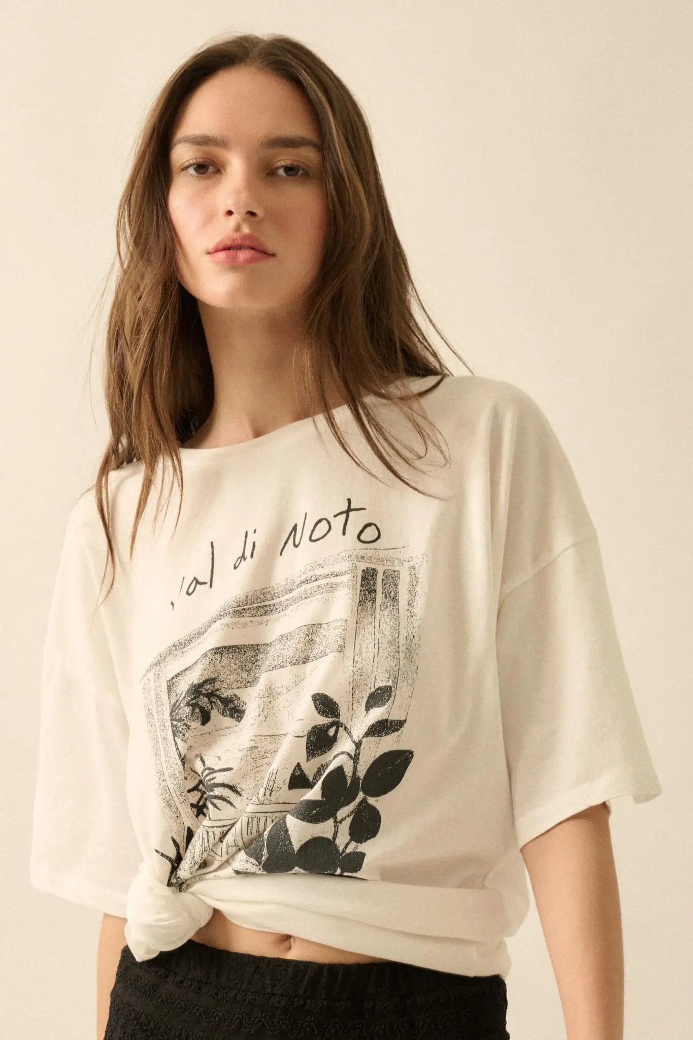 Val di Noto Sicily Oversize Graphic Tee - Image 3